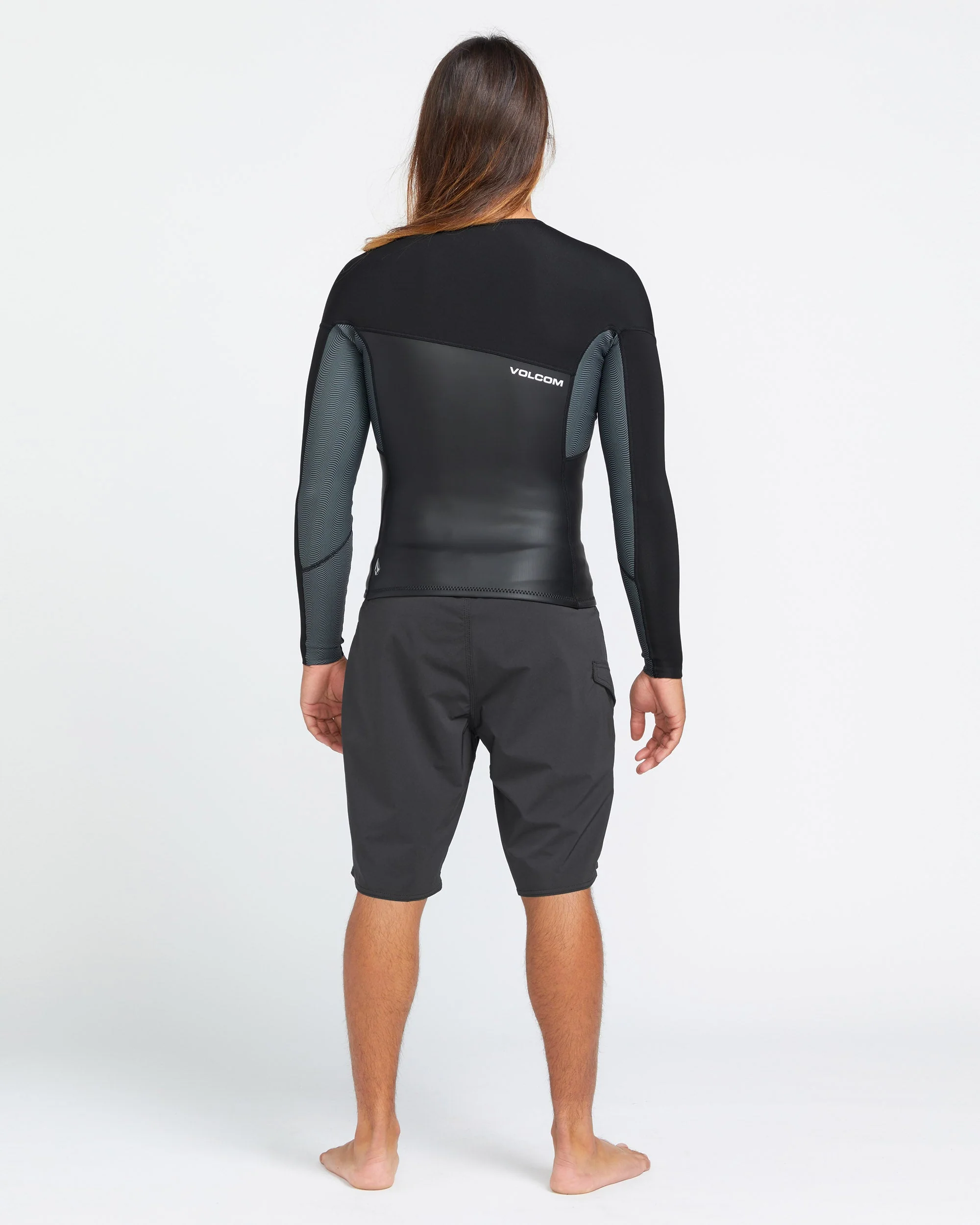 1.5Mm Front Zip Neoprene Jacket - BLACK - Image 2