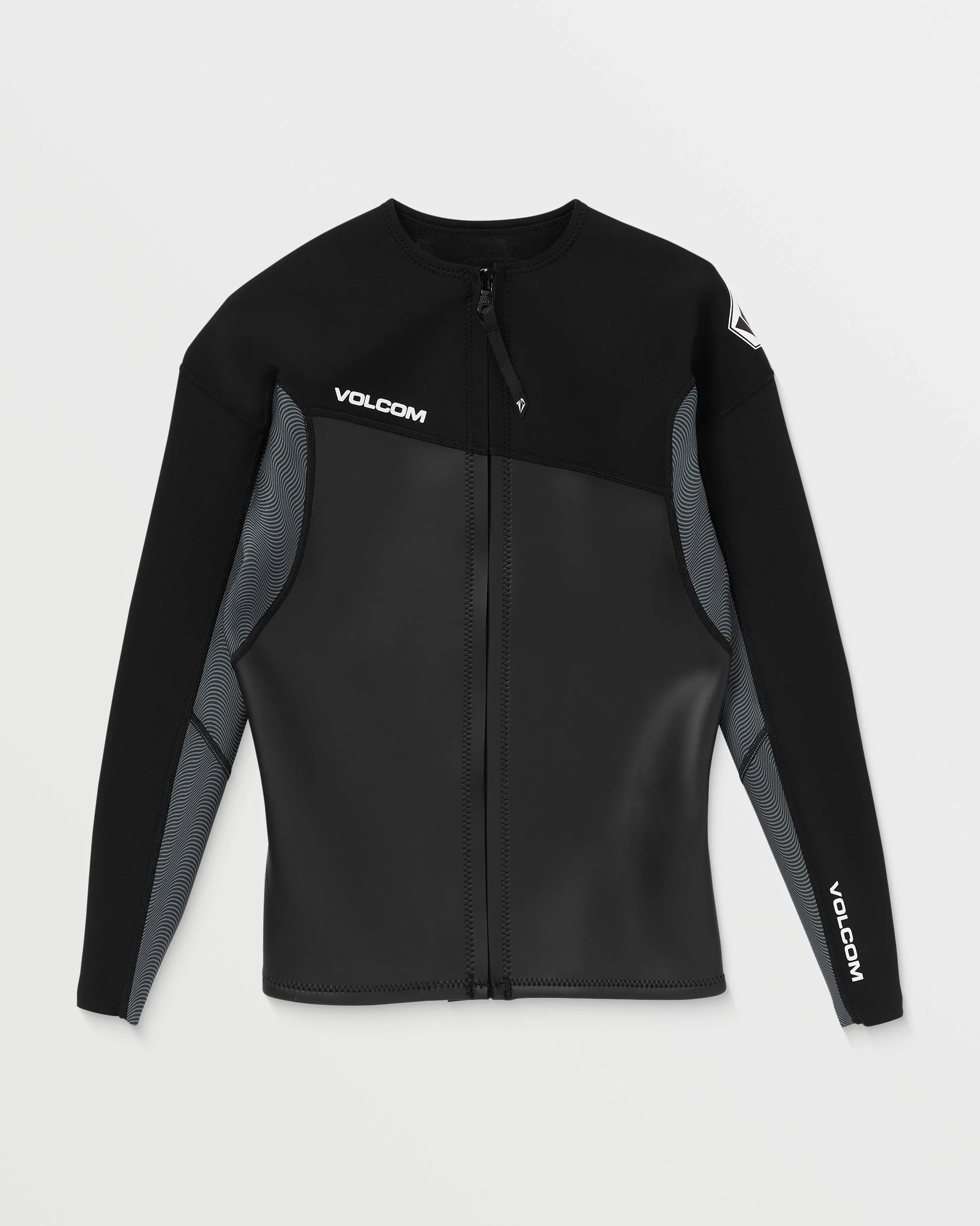 1.5Mm Front Zip Neoprene Jacket - BLACK - Image 5