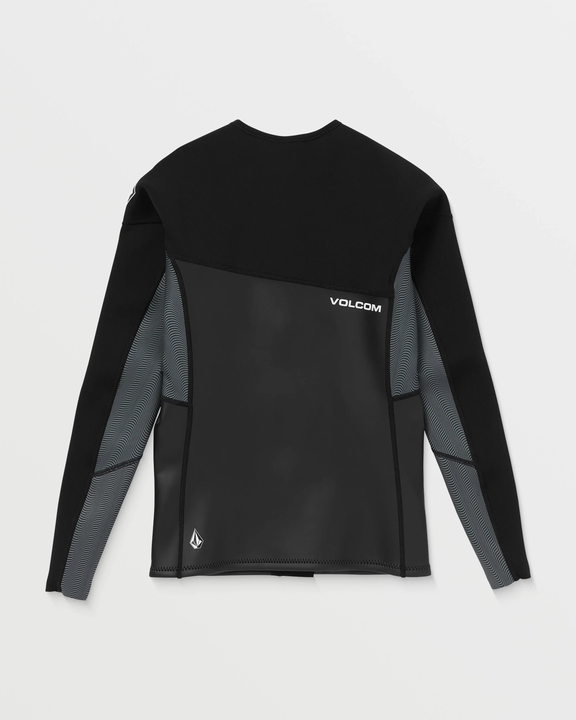 1.5Mm Front Zip Neoprene Jacket - BLACK - Image 6