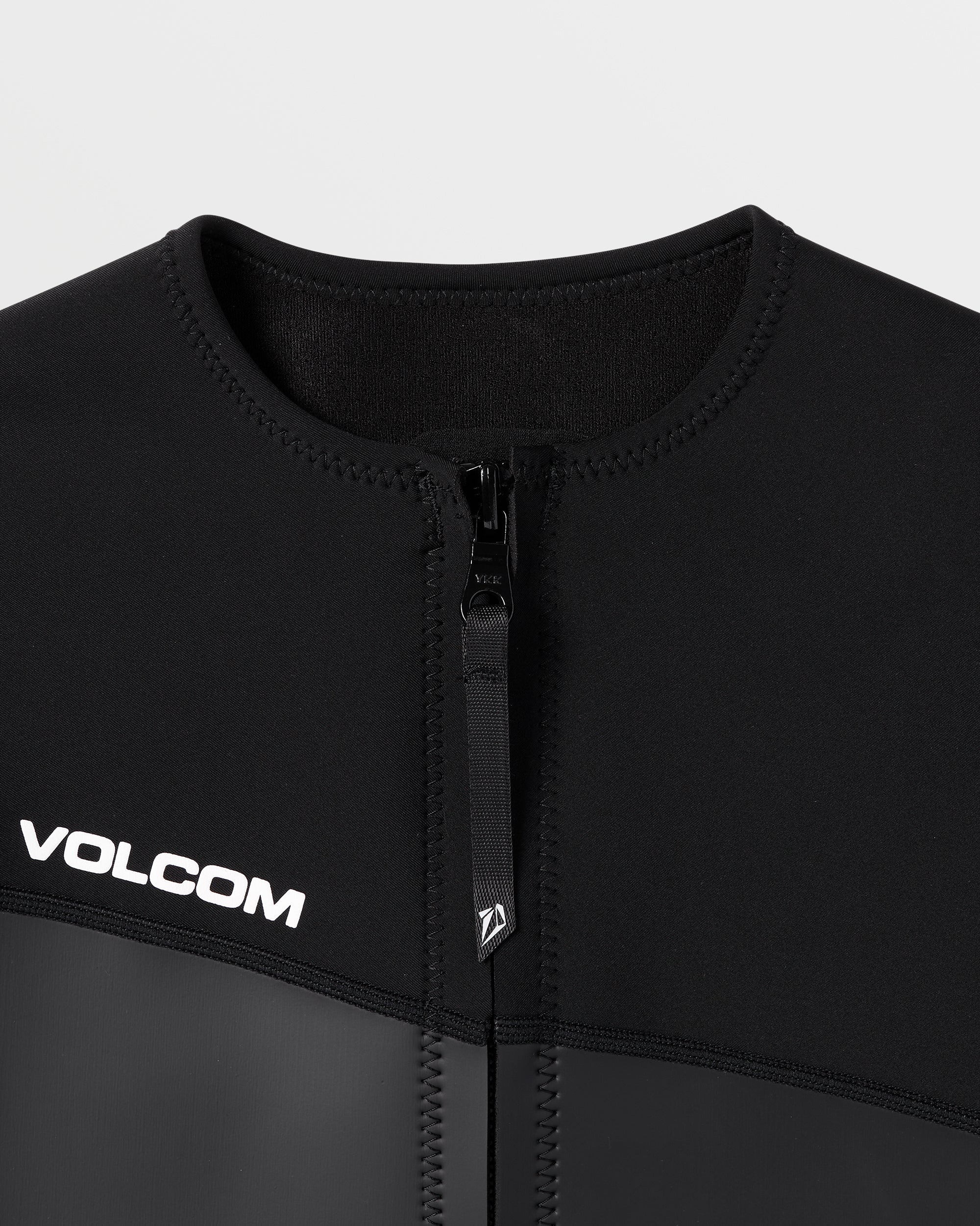 1.5Mm Front Zip Neoprene Jacket - BLACK - Image 8