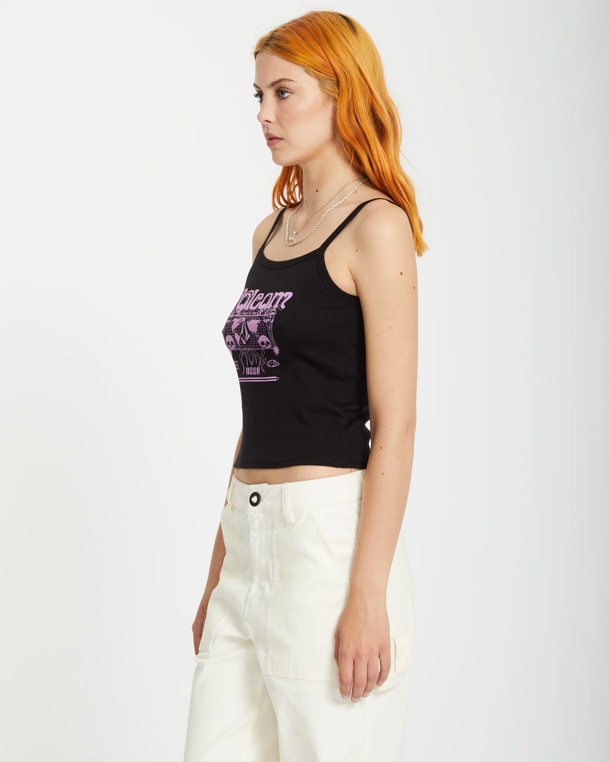 1991 Strappy Tank Top - BLACK - Image 5