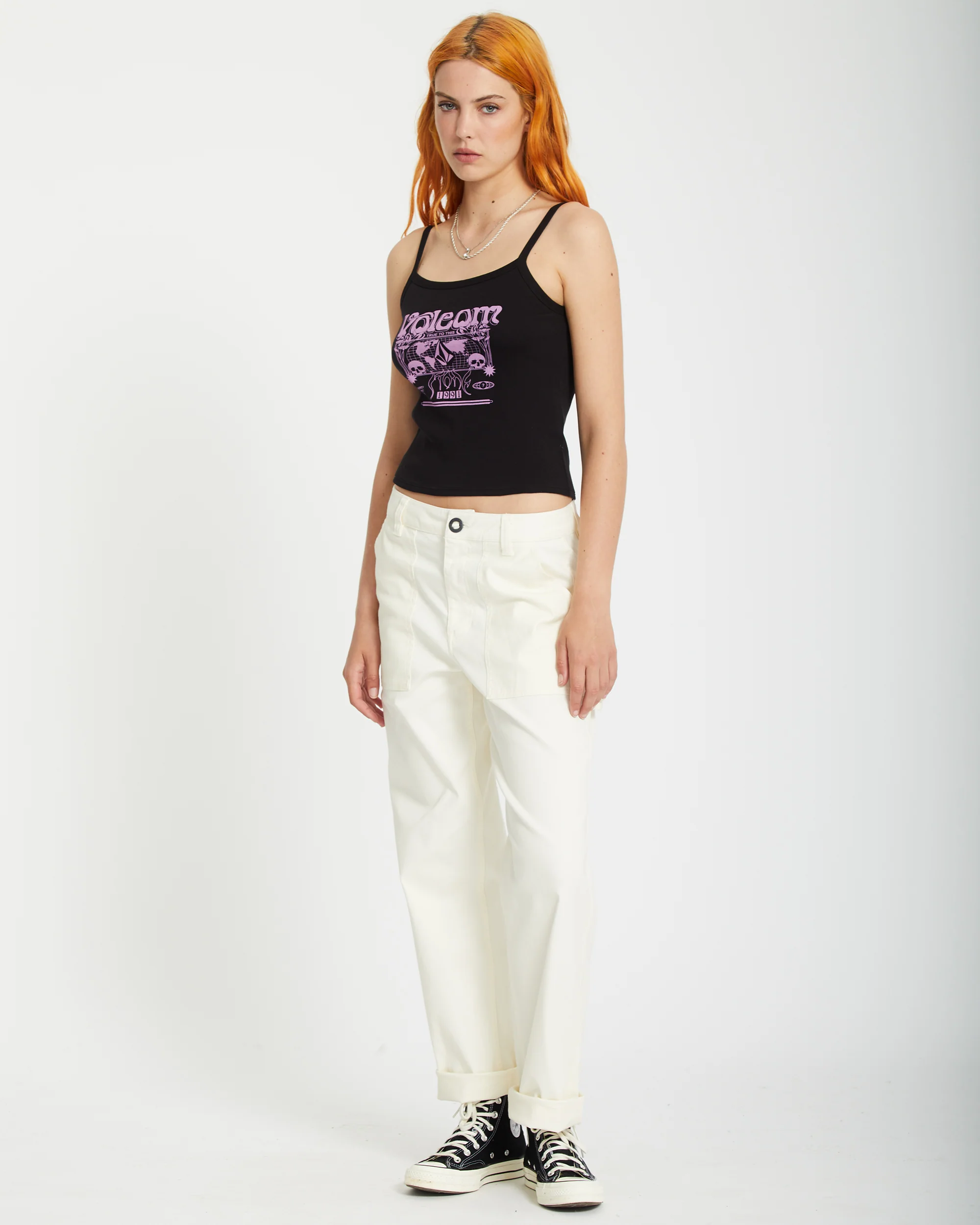 1991 Strappy Tank Top - BLACK - Image 6