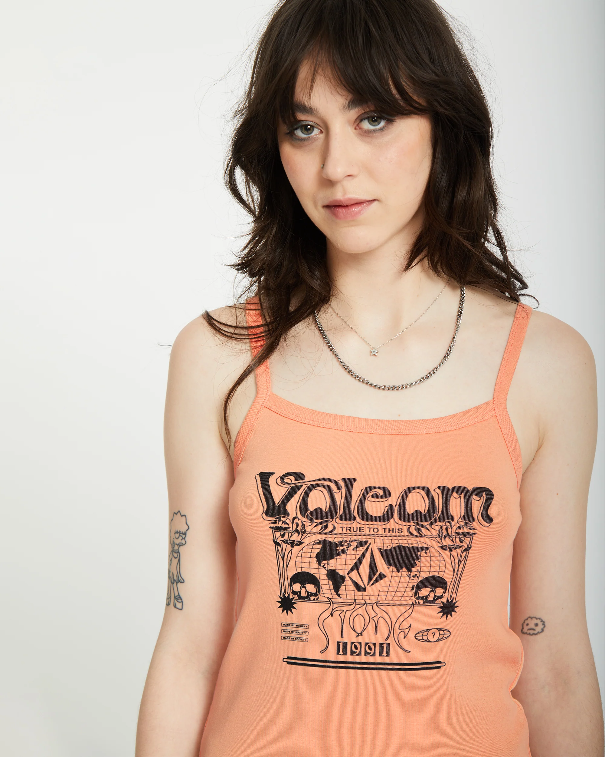 1991 Strappy Tank Top - PALE PEACH - Image 3