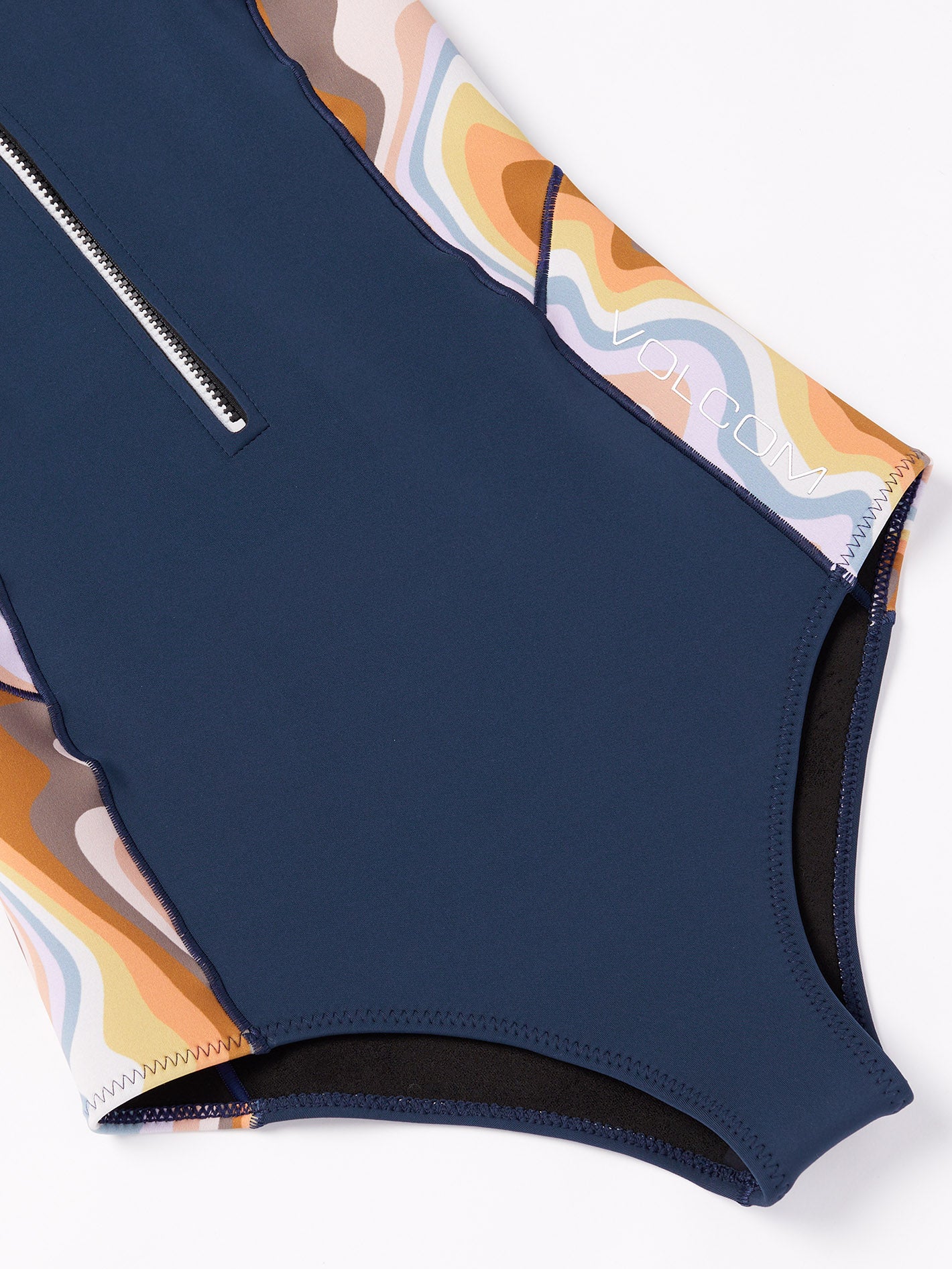 1Mm Front Zip Short John Wetsuit - NAVY - Image 4