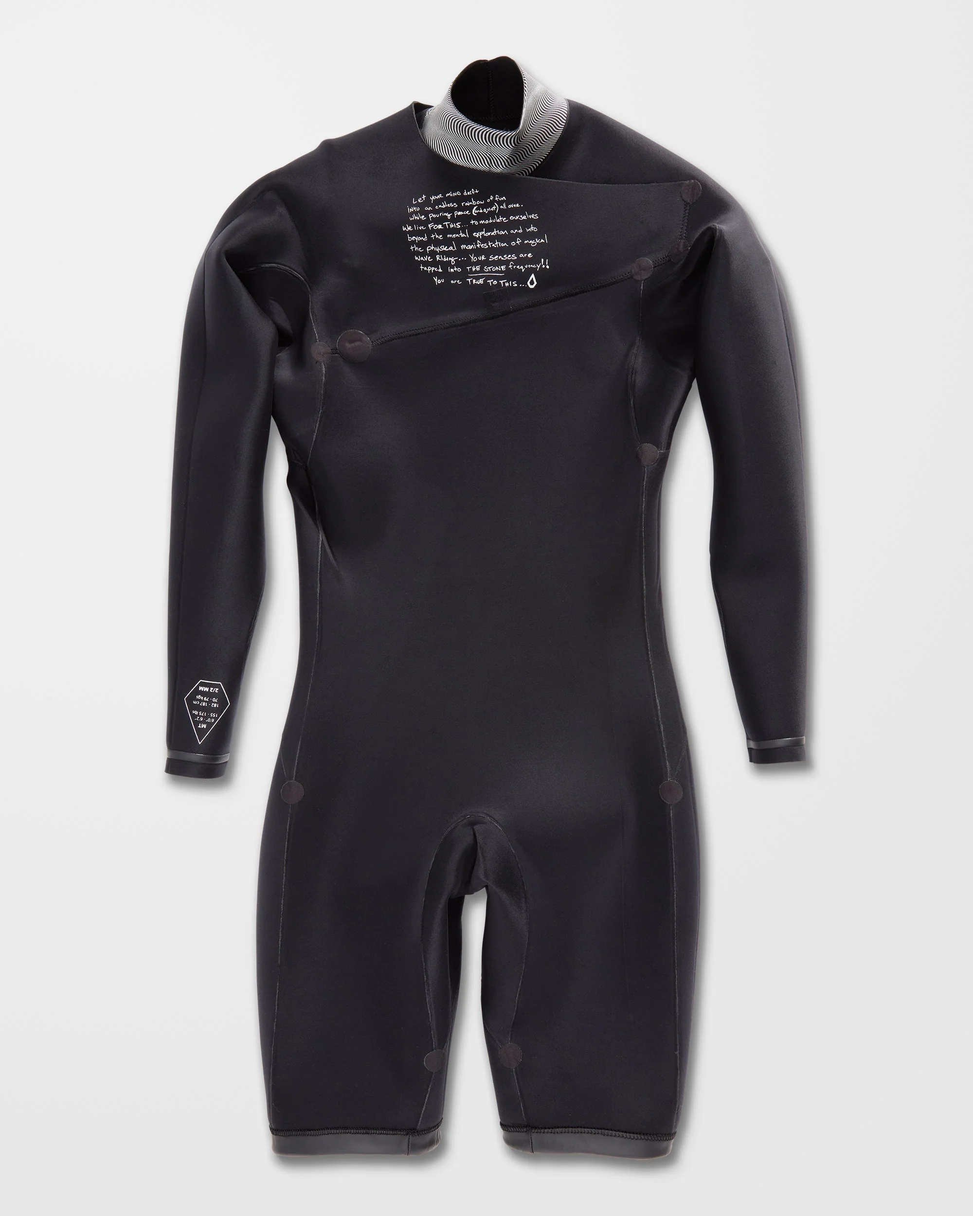 2/2Mm Long sleeve Spring Wetsuit - BLACK - Image 3