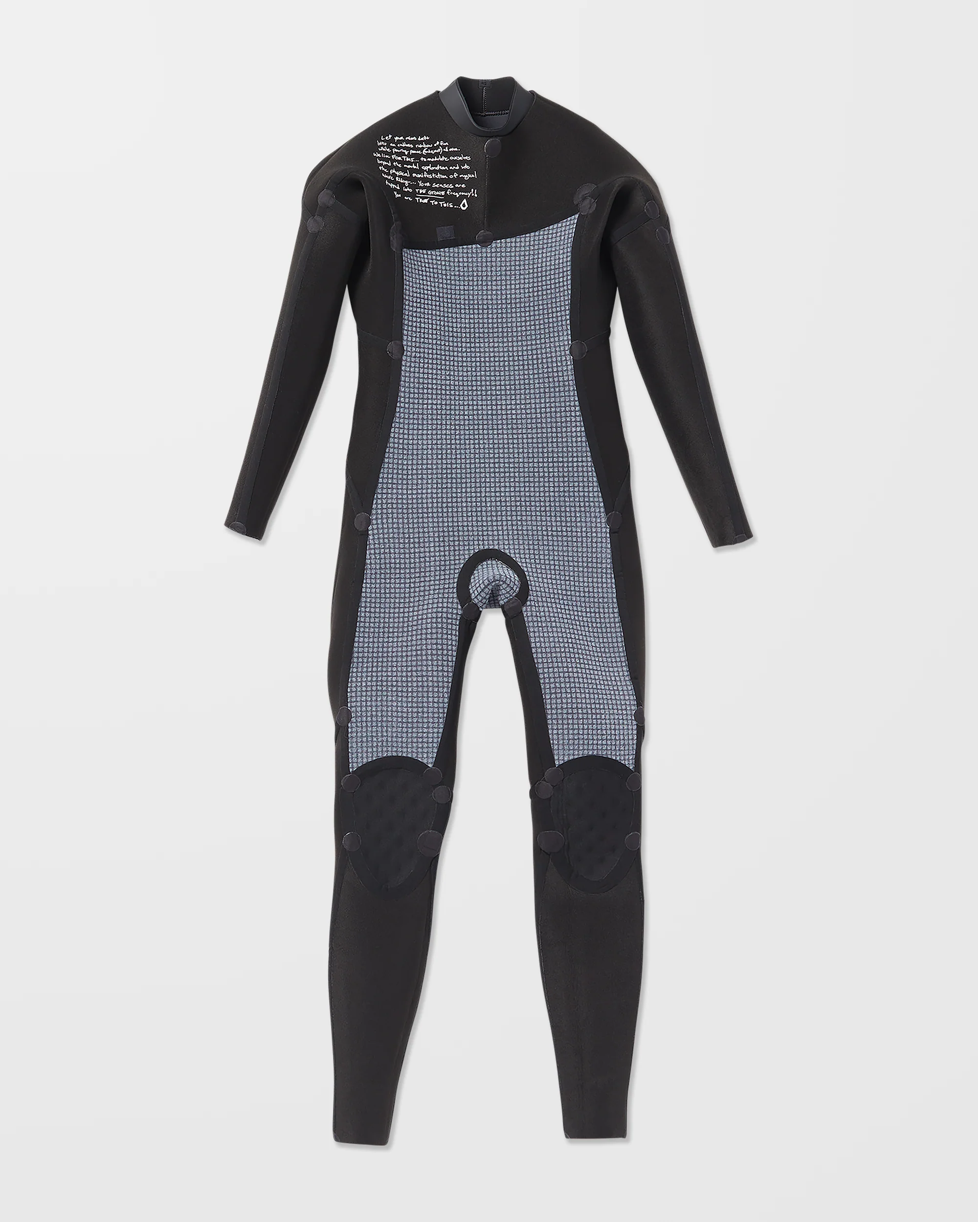3/2Mm Long Sleeve Chest Zip Full Wetsuit - Charcoal - (KIDS) - Image 3