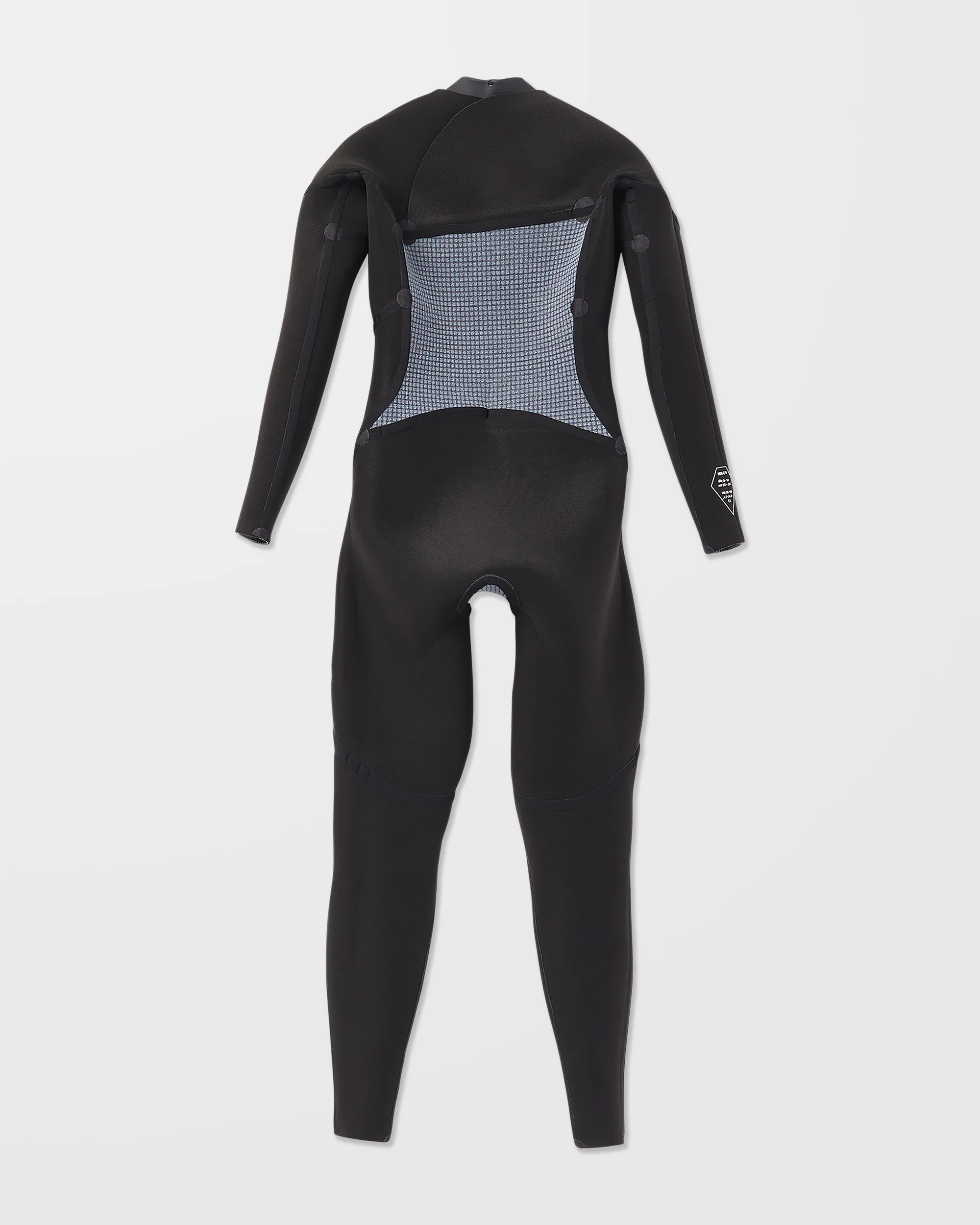 3/2Mm Long Sleeve Chest Zip Full Wetsuit - Charcoal - (KIDS) - Image 4