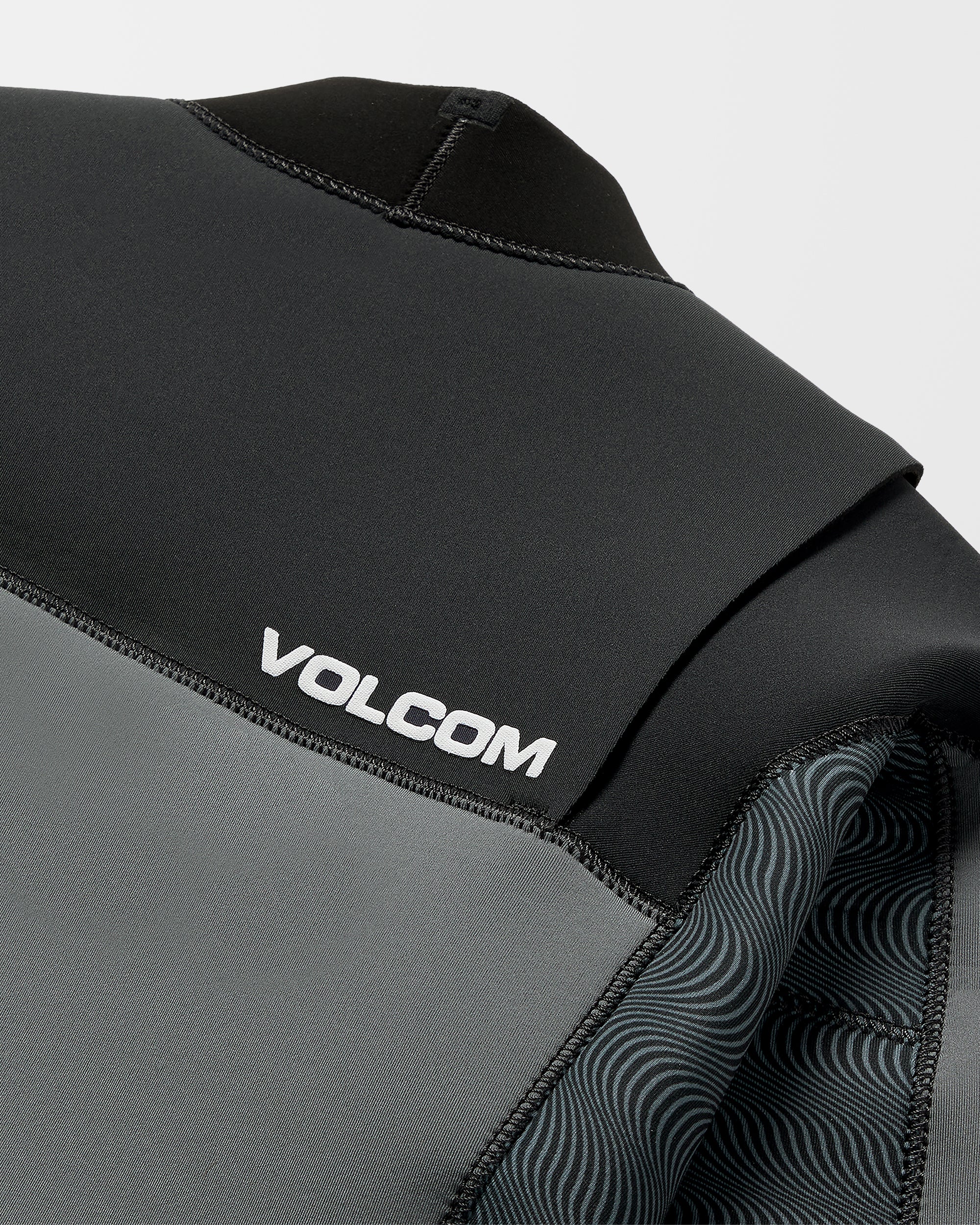 3/2Mm Long Sleeve Chest Zip Full Wetsuit - Charcoal - (KIDS) - Image 7