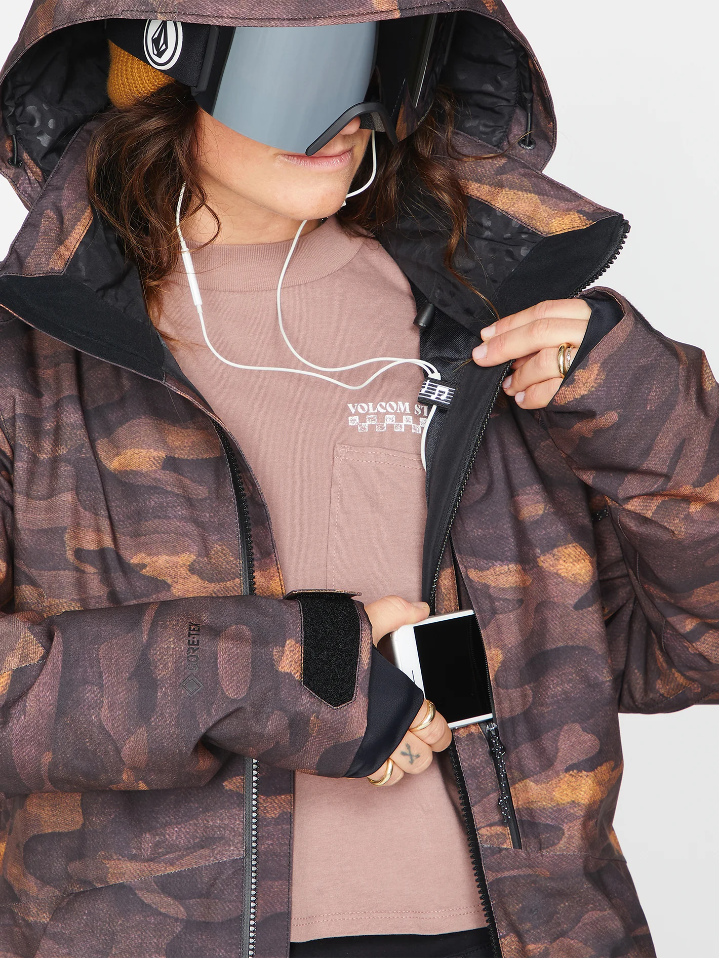 3D Stretch Gore-Tex Jacket - Dusk Camo - Image 5