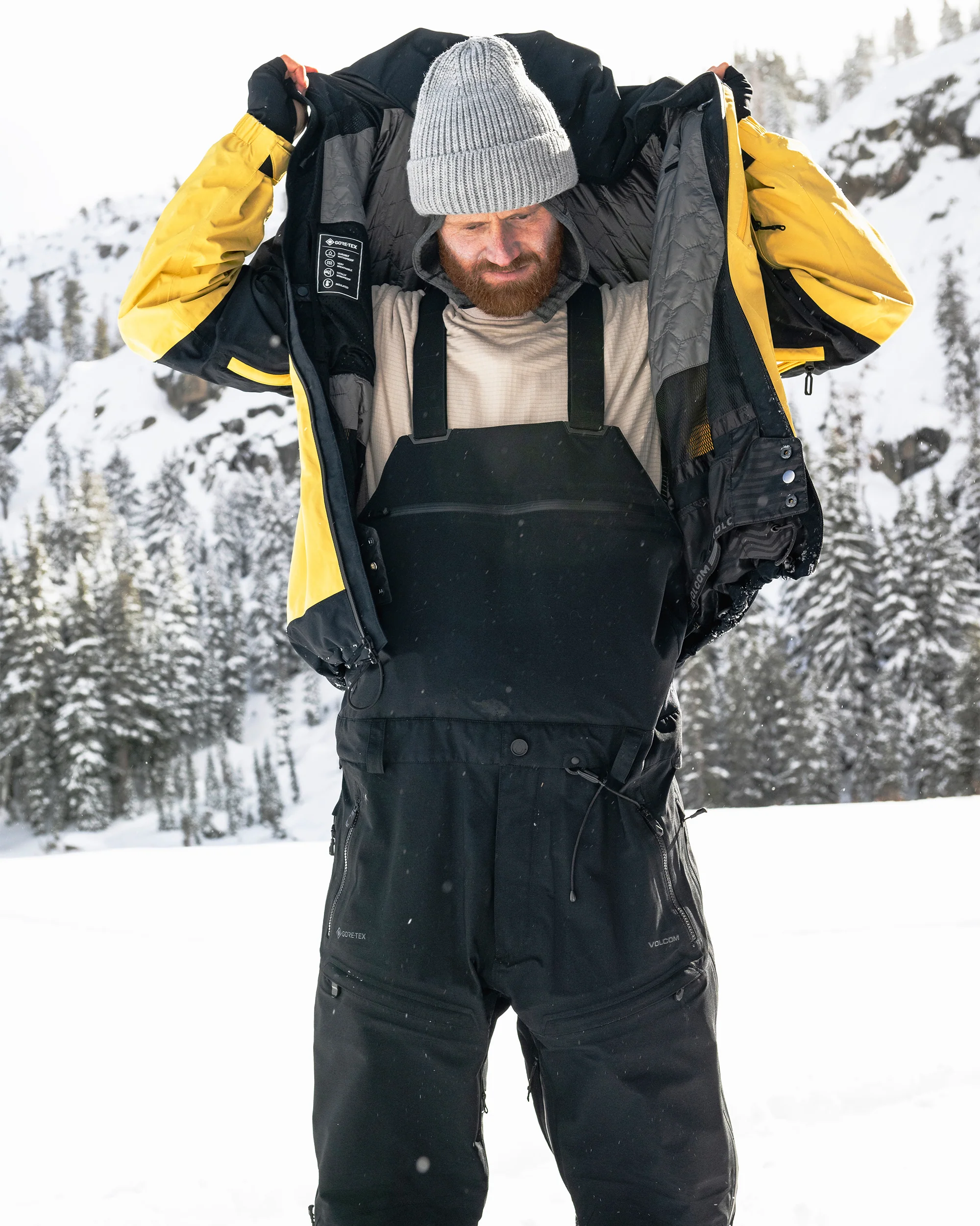3L Gore-Tex Bib Overall - Black - Image 24