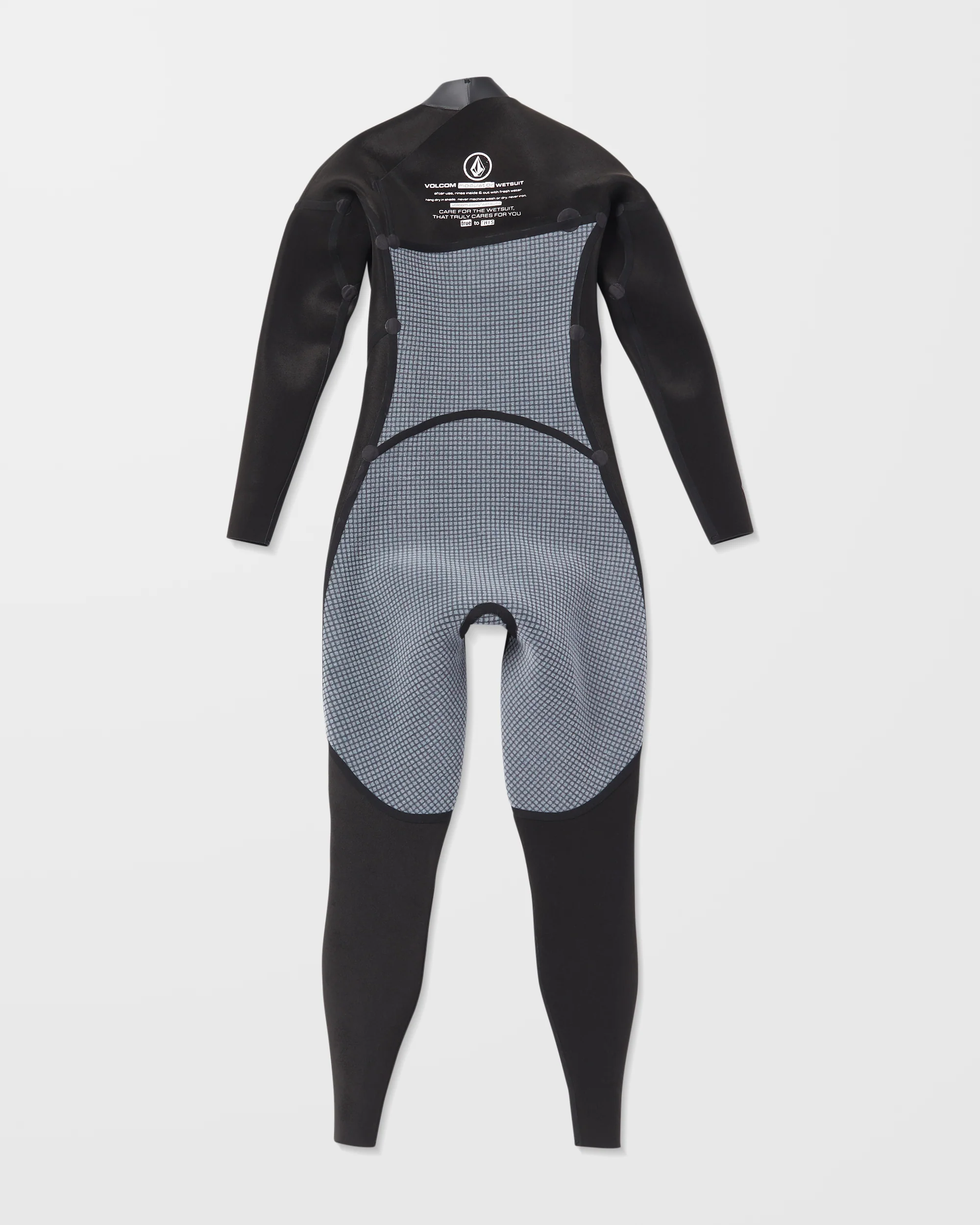 4/3Mm Chest Zip Wetsuit - Black - Image 4