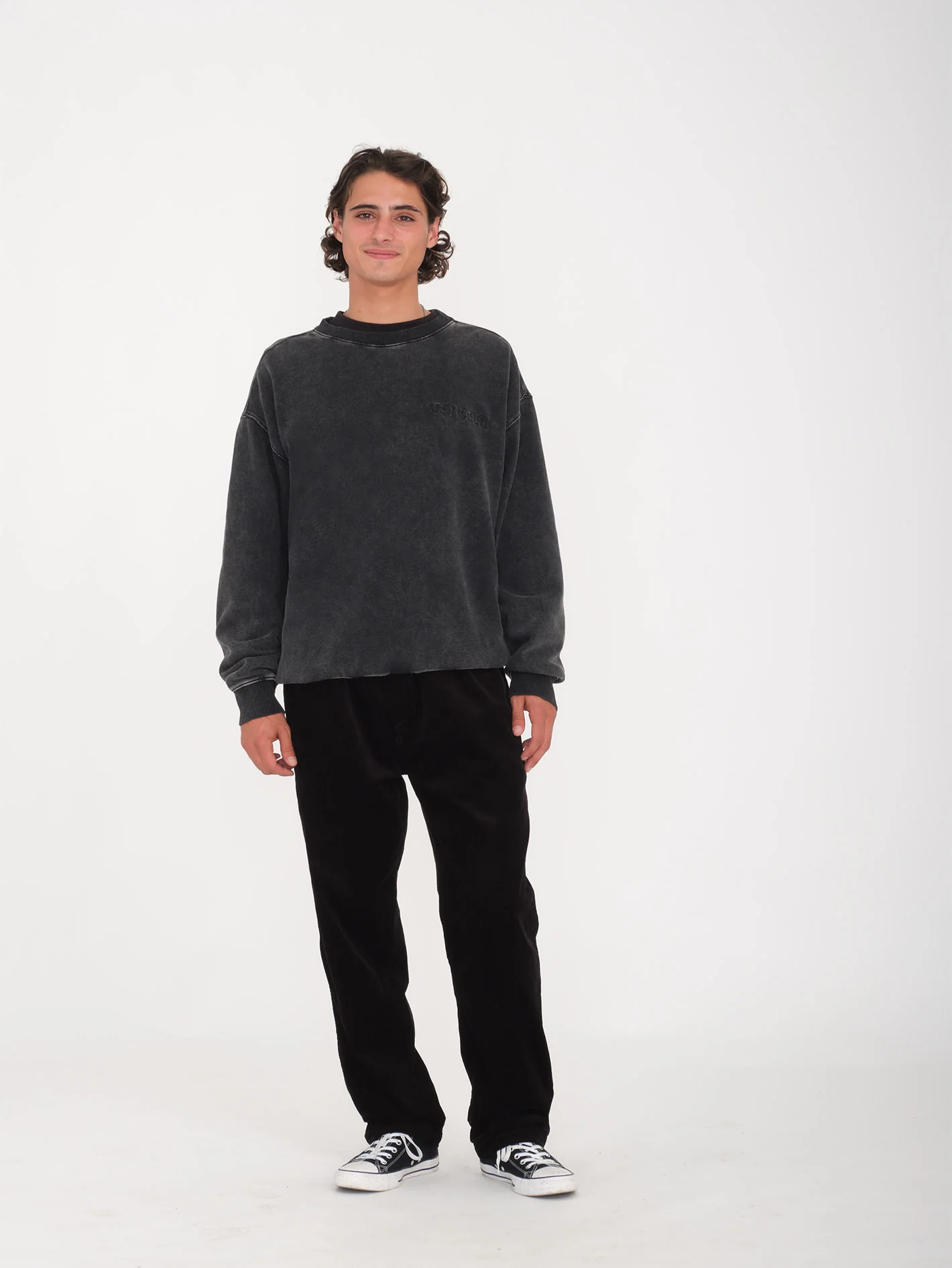 Acid Wall Sweatshirt - BLACK - Image 2