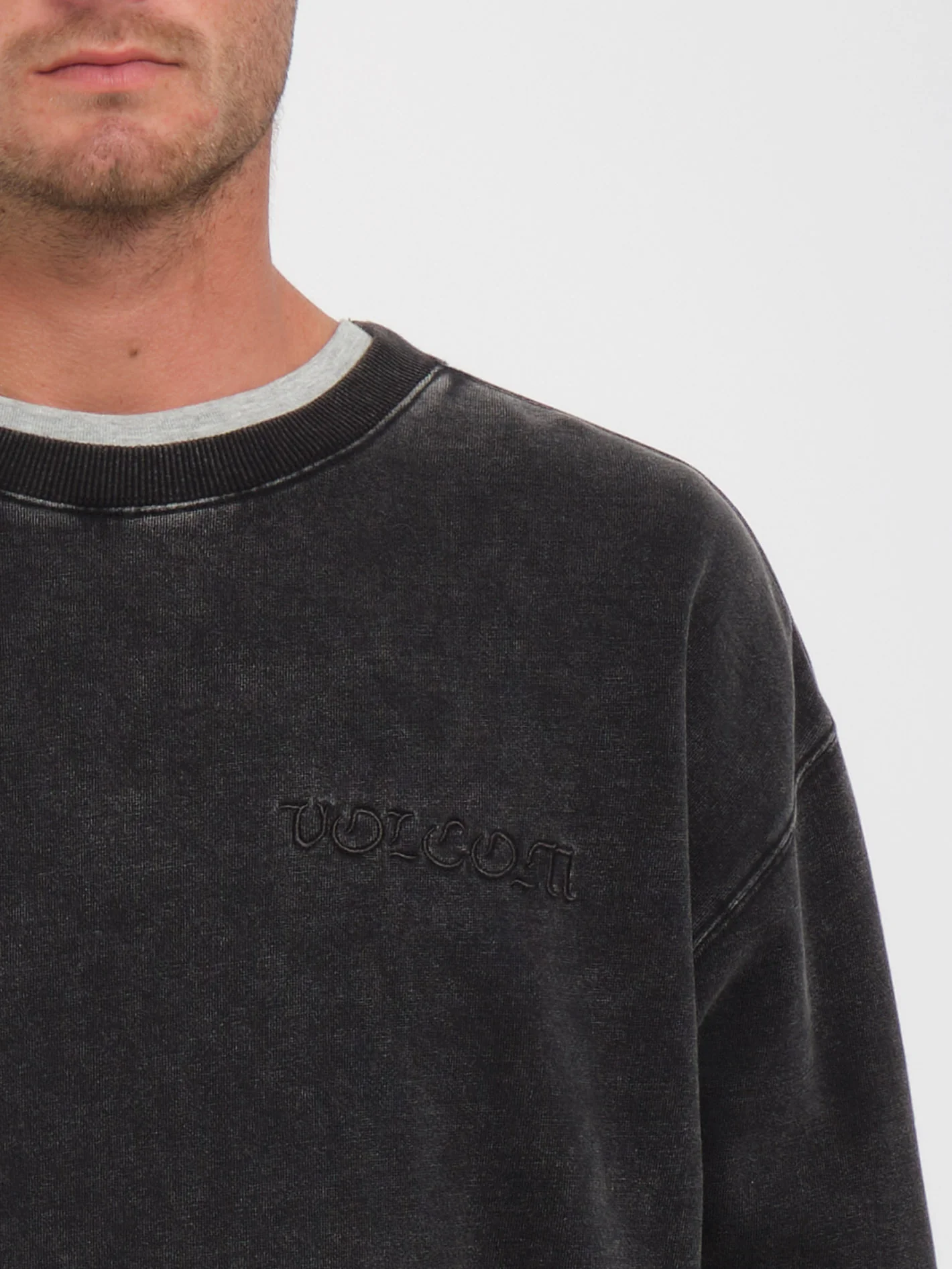 Acid Wall Sweatshirt - BLACK - Image 4