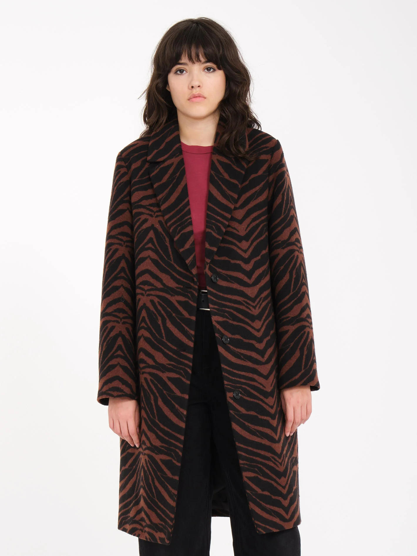 Acousteec Coat - BITTER CHOCOLATE - Image 3