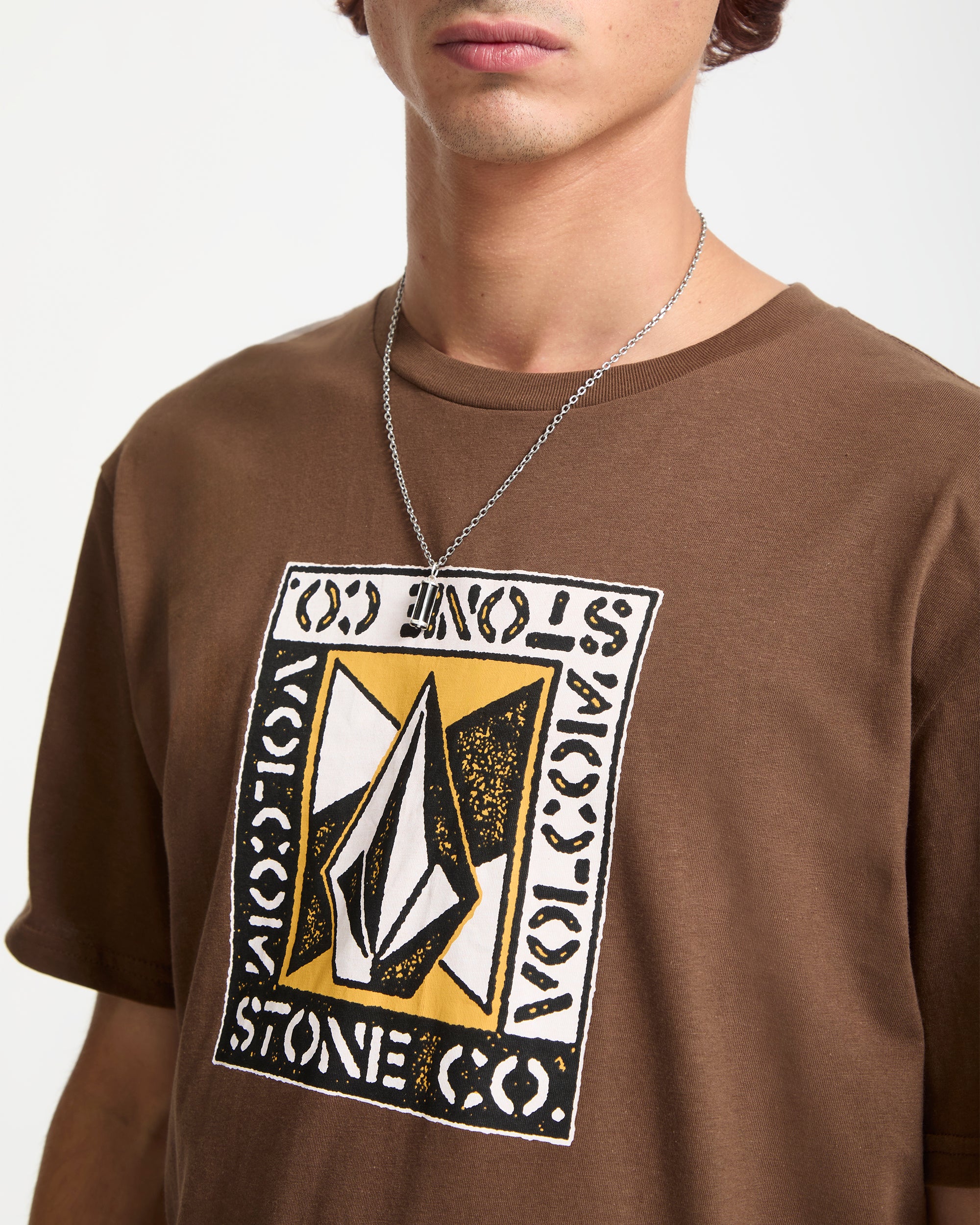 Angle Iron T-Shirt - Brown Stone - Image 3