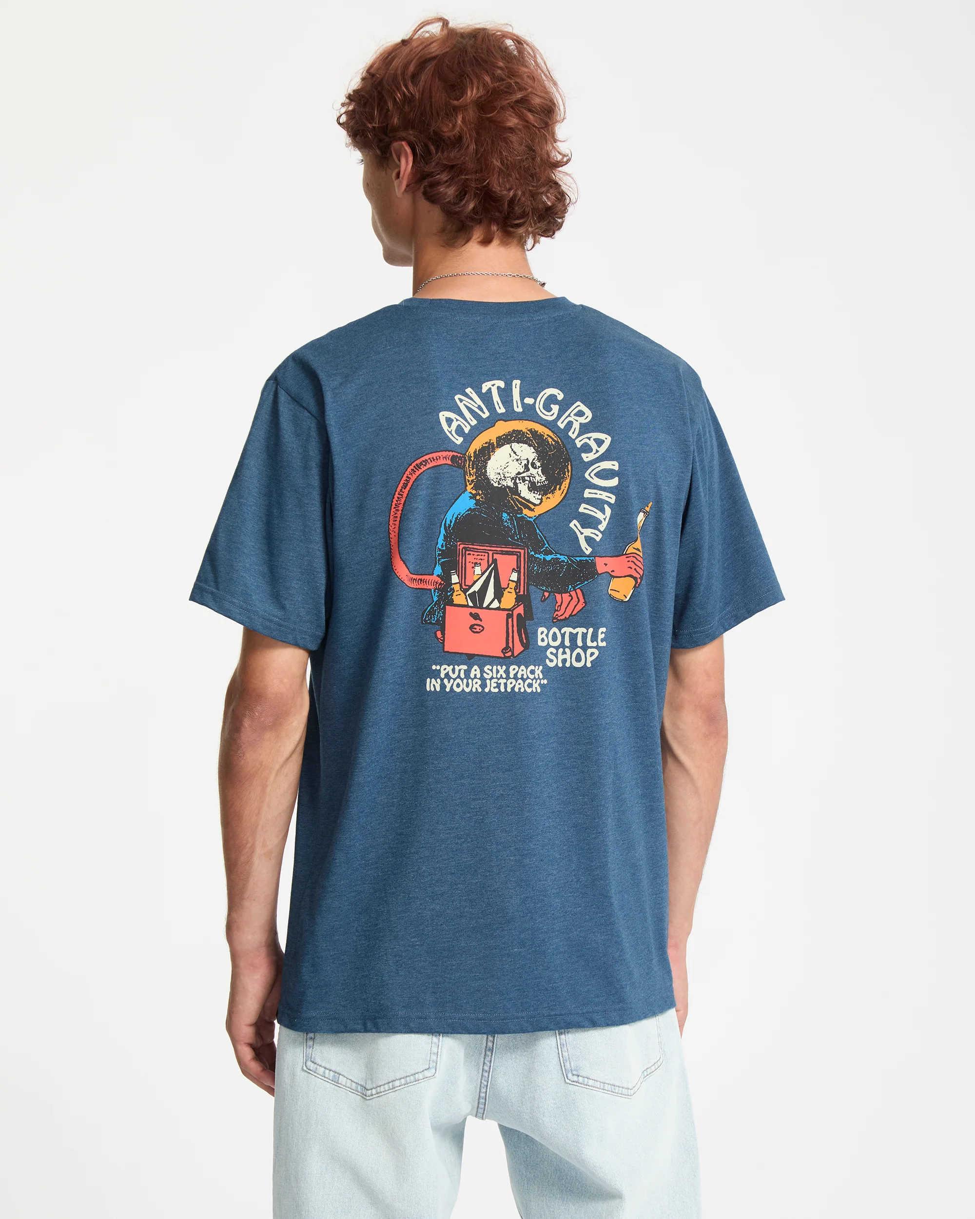 Anti Gravity T-Shirt - Cosmic Blue - Image 2