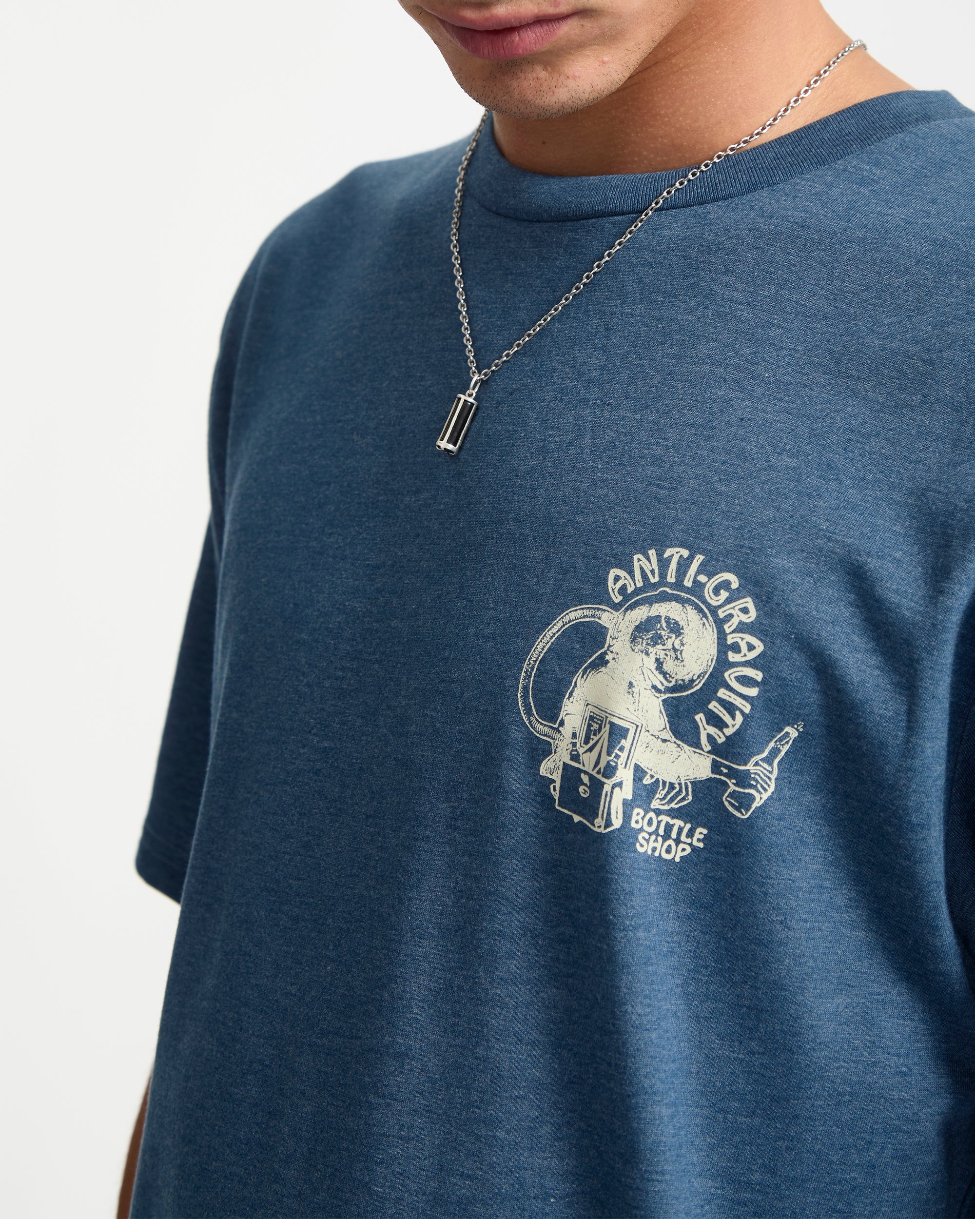 Anti Gravity T-Shirt - Cosmic Blue - Image 3
