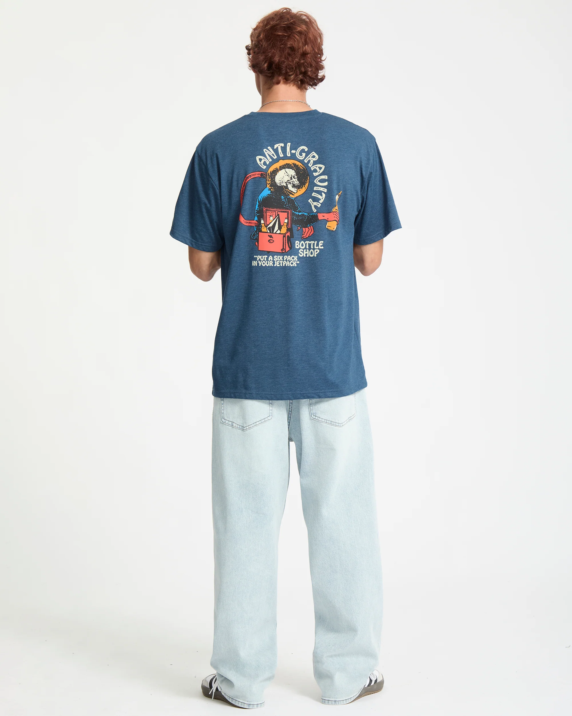 Anti Gravity T-Shirt - Cosmic Blue - Image 4