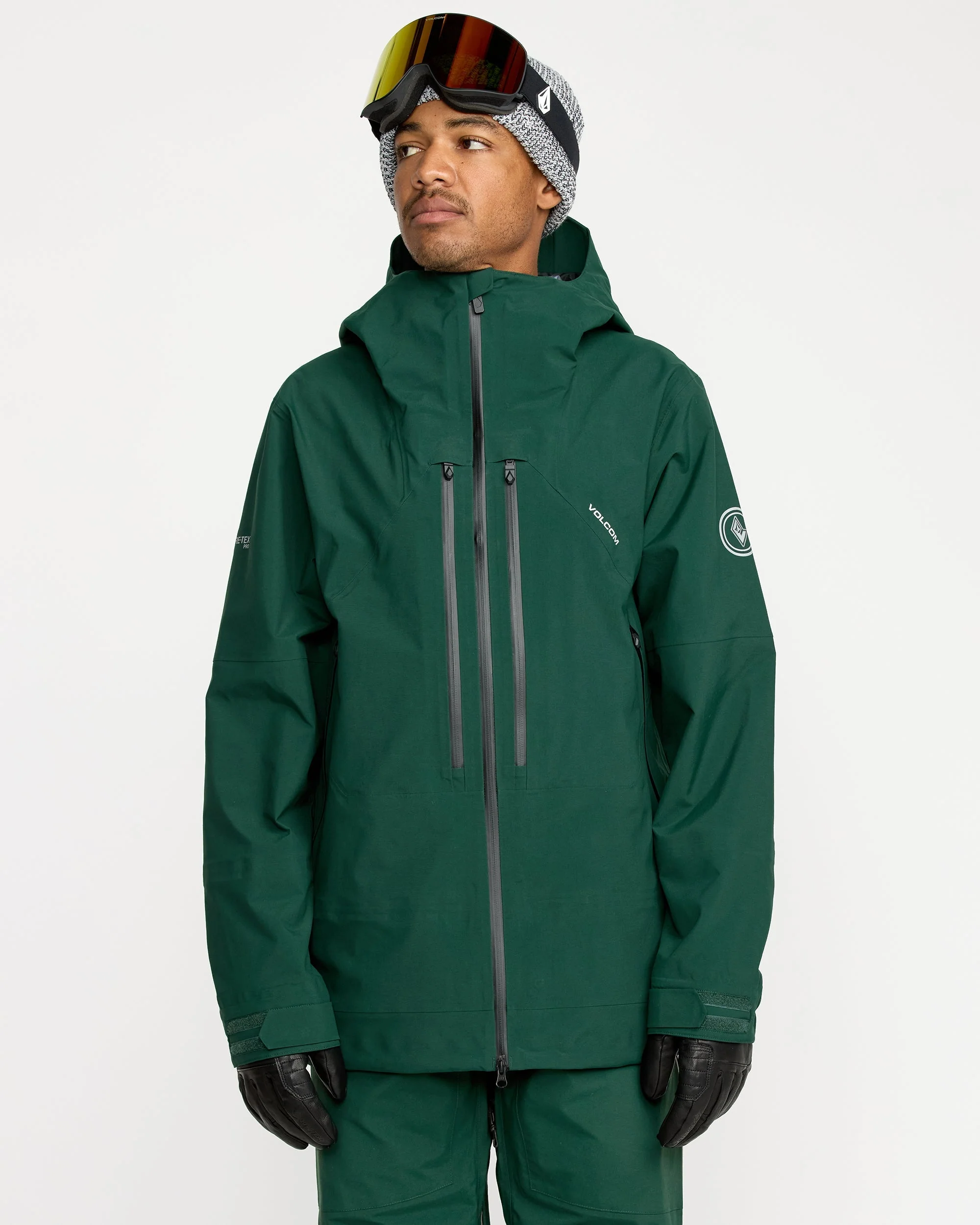 Anyox Guide Gore-tex Pro Shell Jacket - Black Green - Image 2