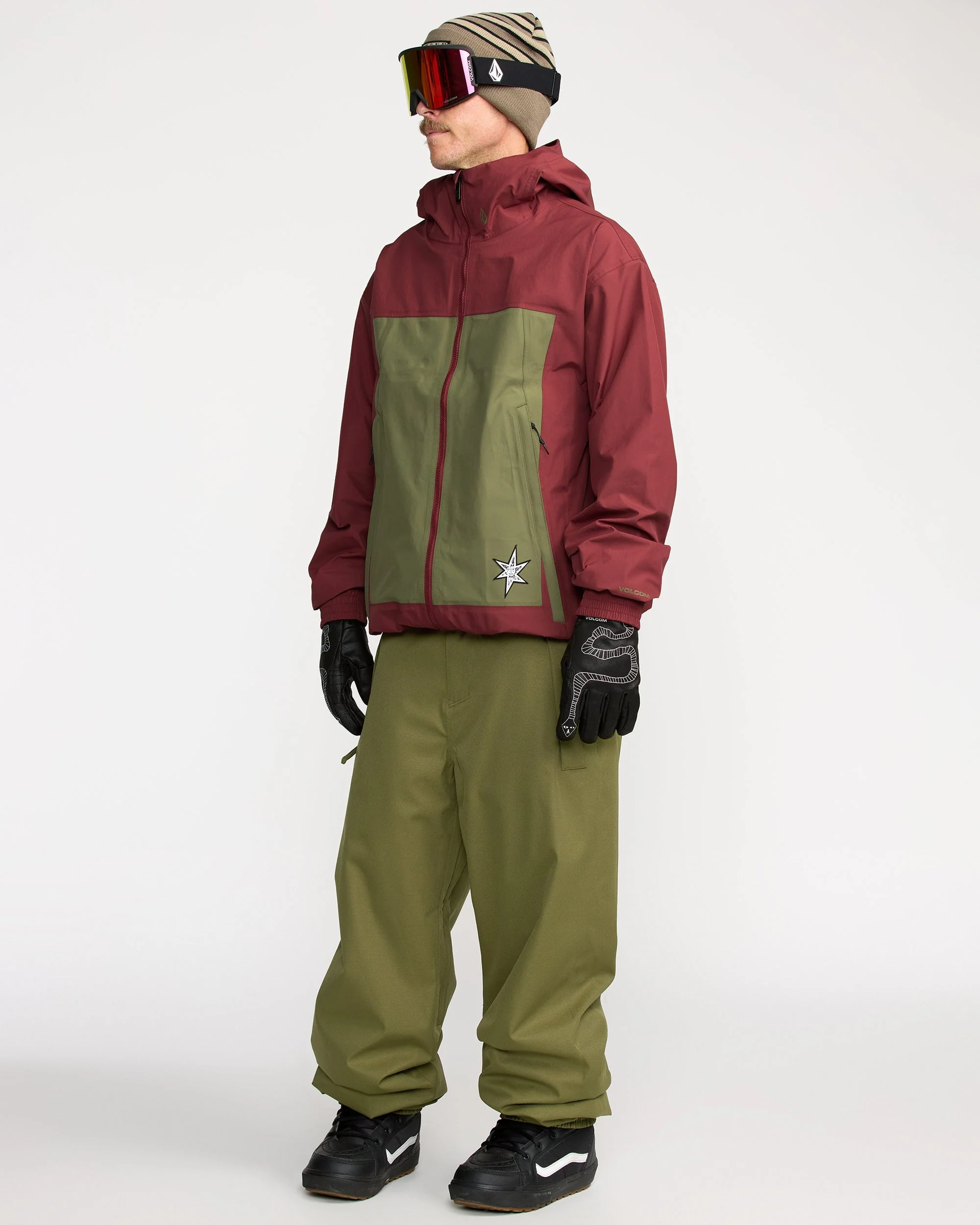 Arthur 3L Jacket - Burnt Red - Image 4