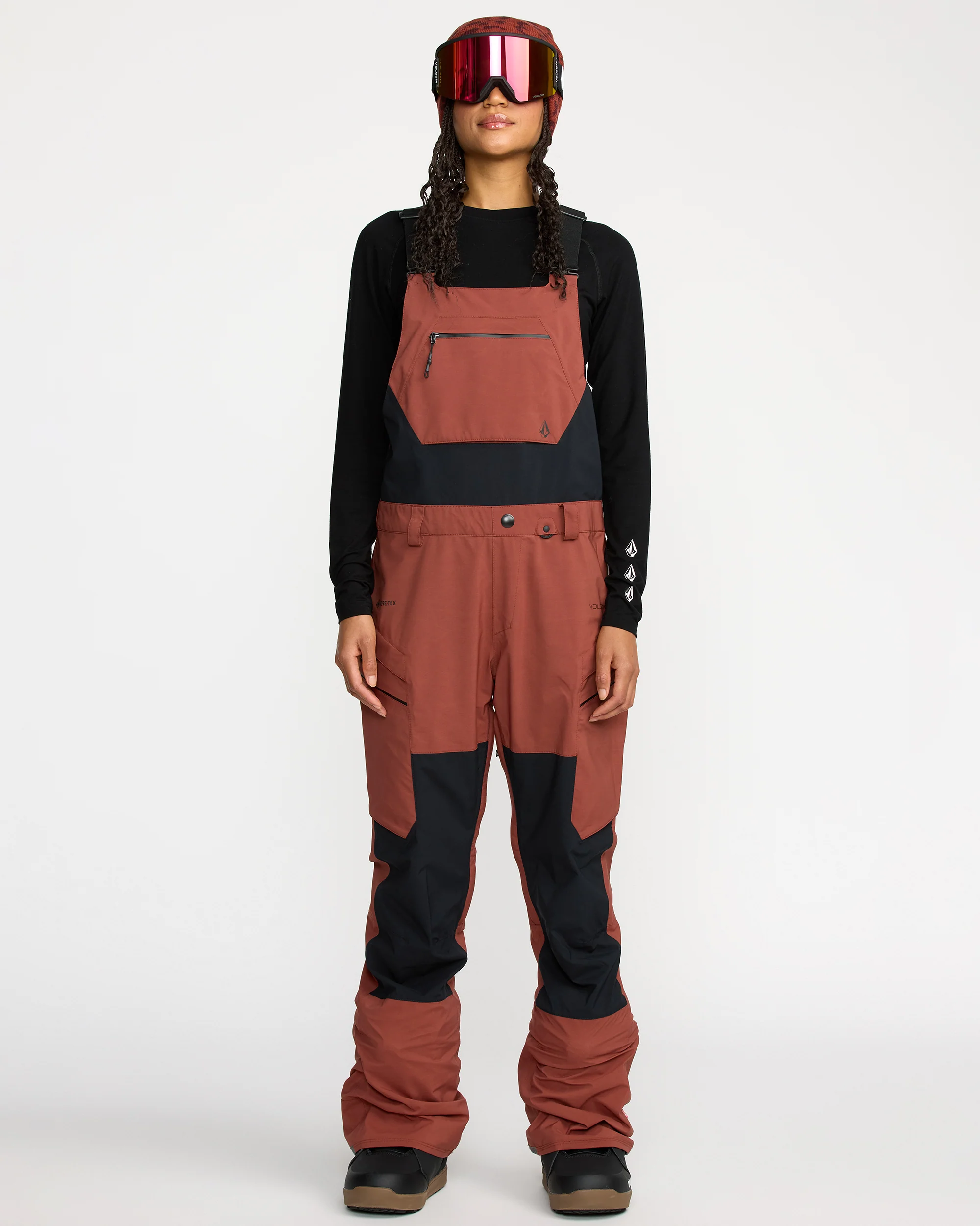 Ash Stretch Gore-Tex Bib Overall - Henna