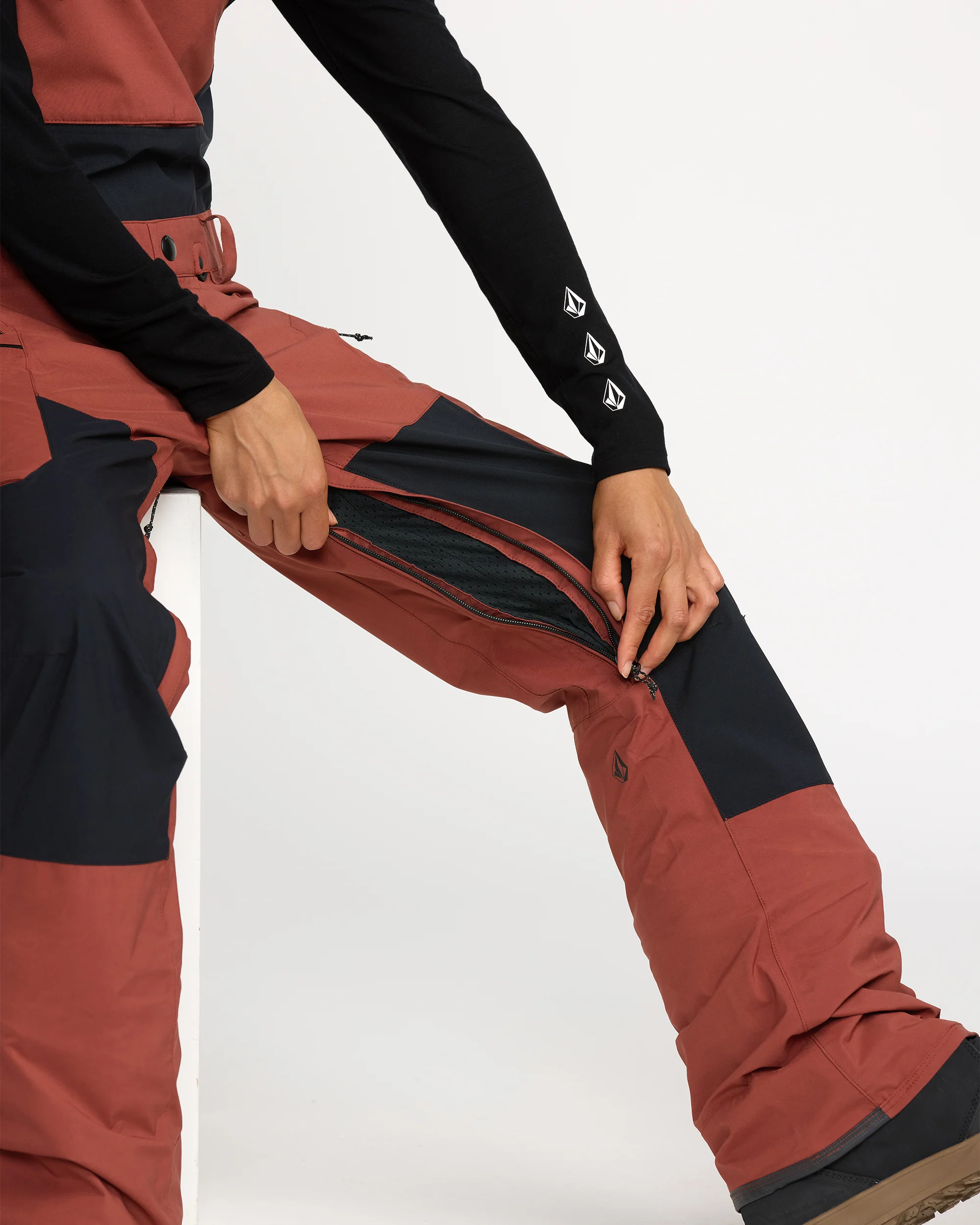 Ash Stretch Gore-Tex Bib Overall - Henna - Image 8