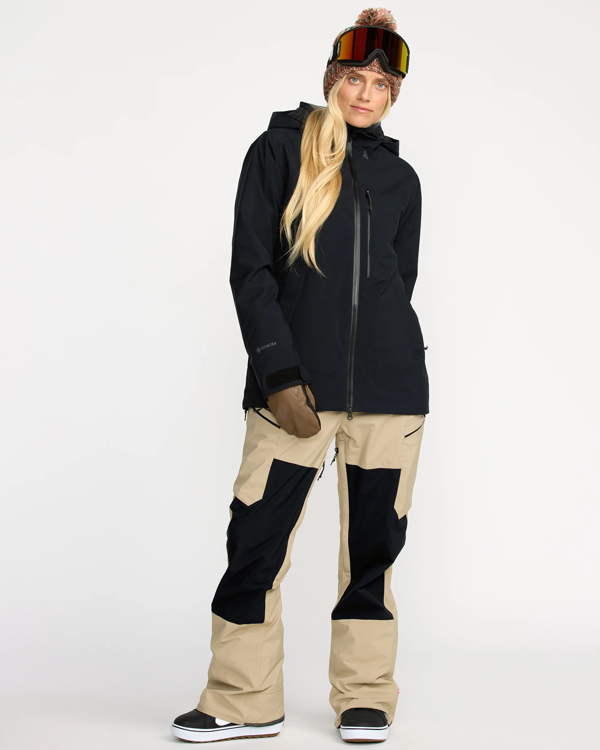 Ash Stretch Gore-Tex Bib Overall - Oatmeal - Image 3