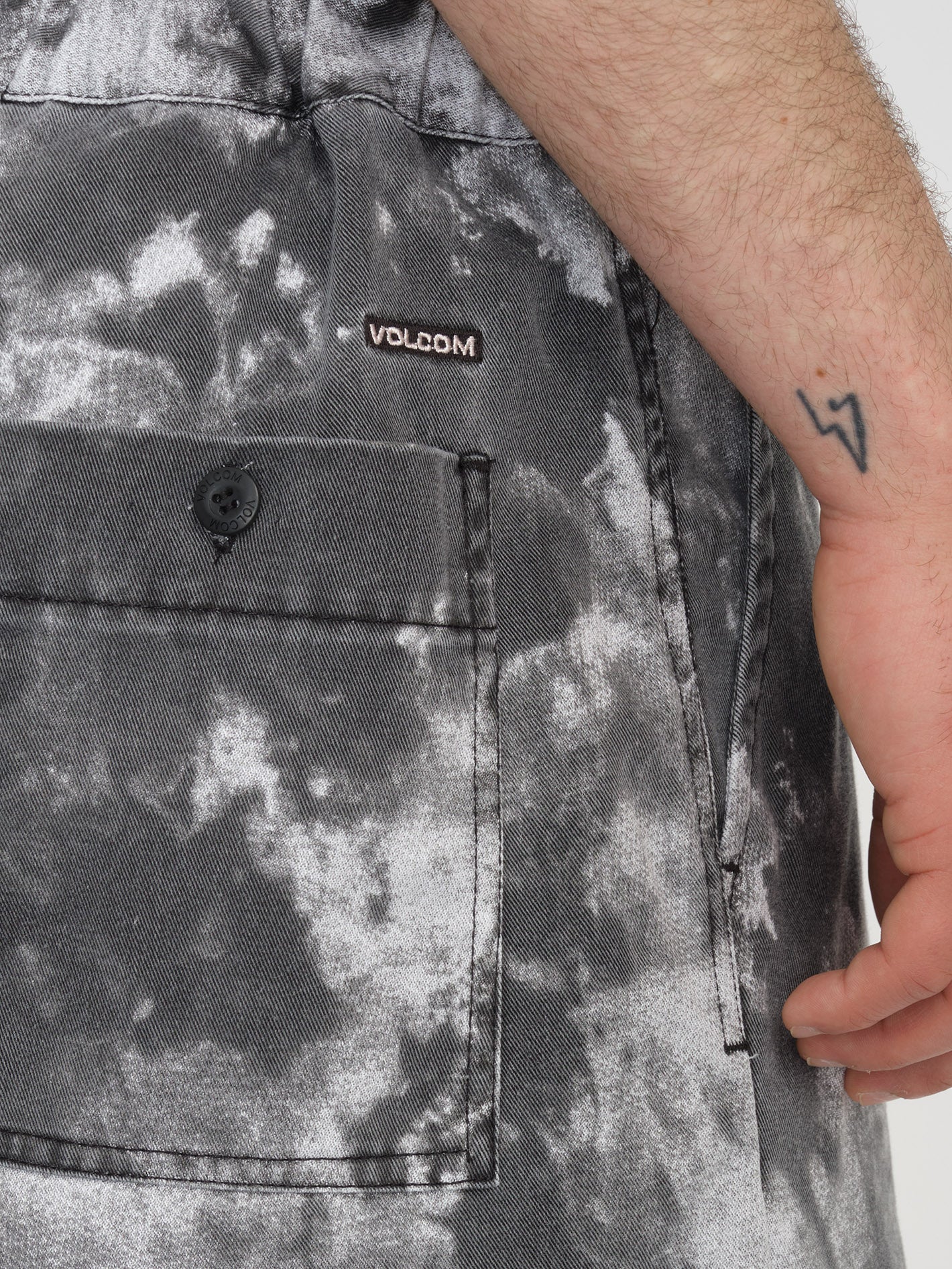 Asphalt Beach Trousers - BLACK WHITE - Image 4