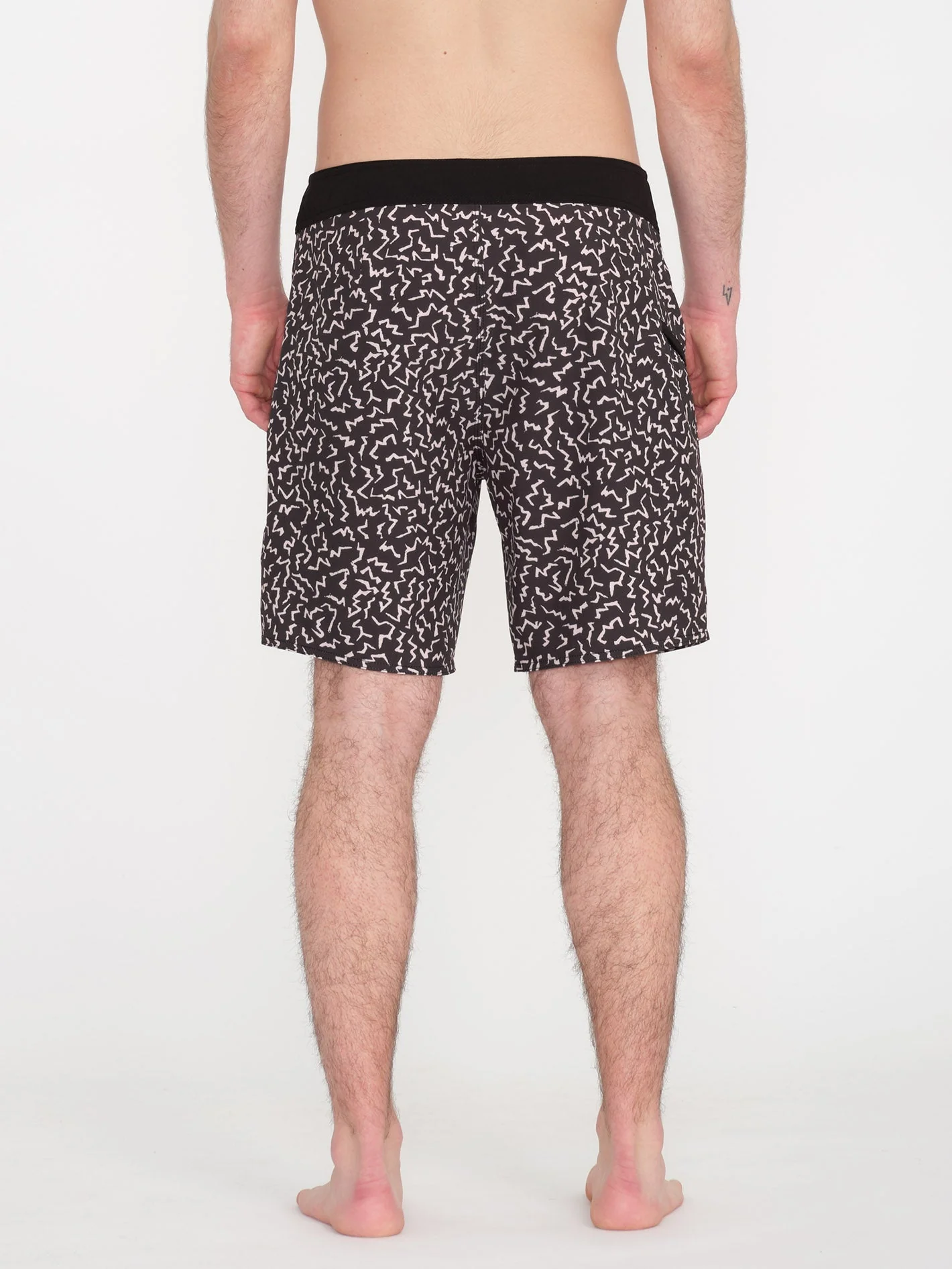 Asphalt Beach Mod 18" Boardshort - BLACK - Image 2