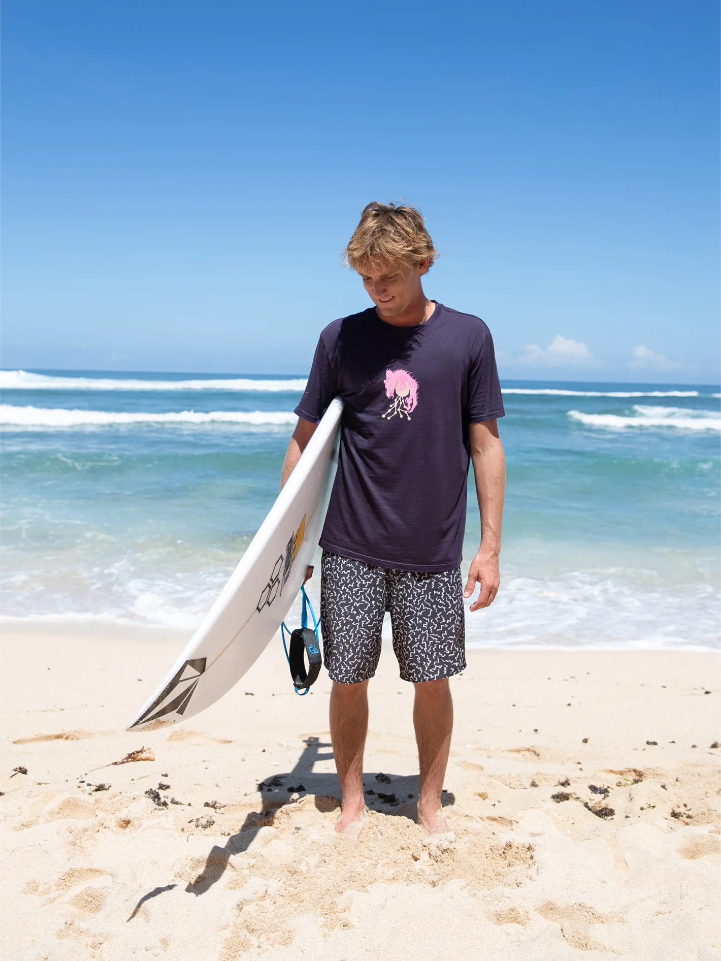 Asphalt Beach Mod 18" Boardshort - BLACK - Image 3
