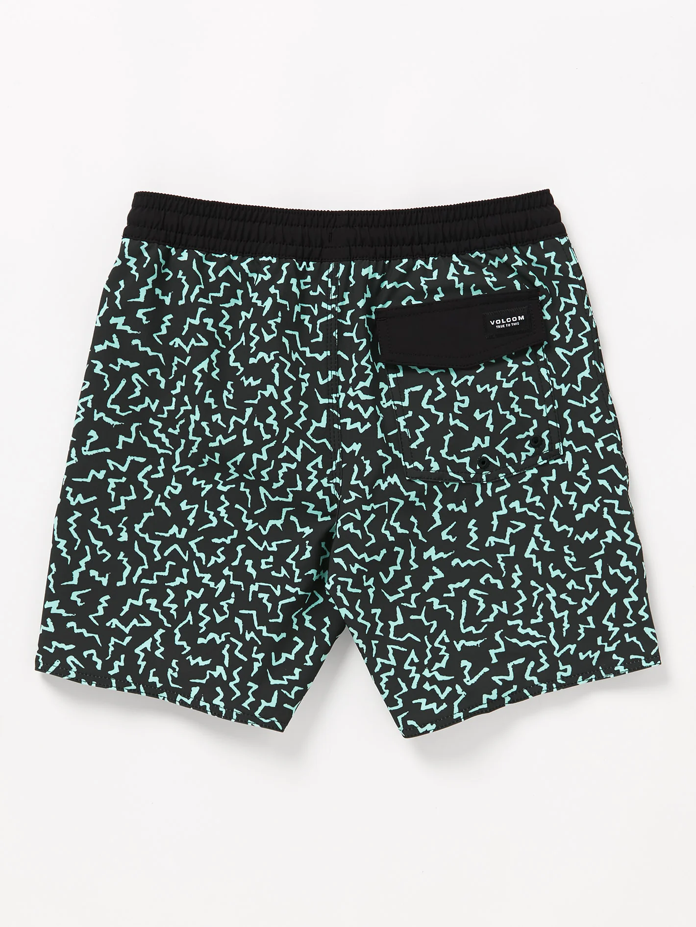 Asphalt Beach Trunk 15" Boardshort - BLACK - (KIDS) - Image 2