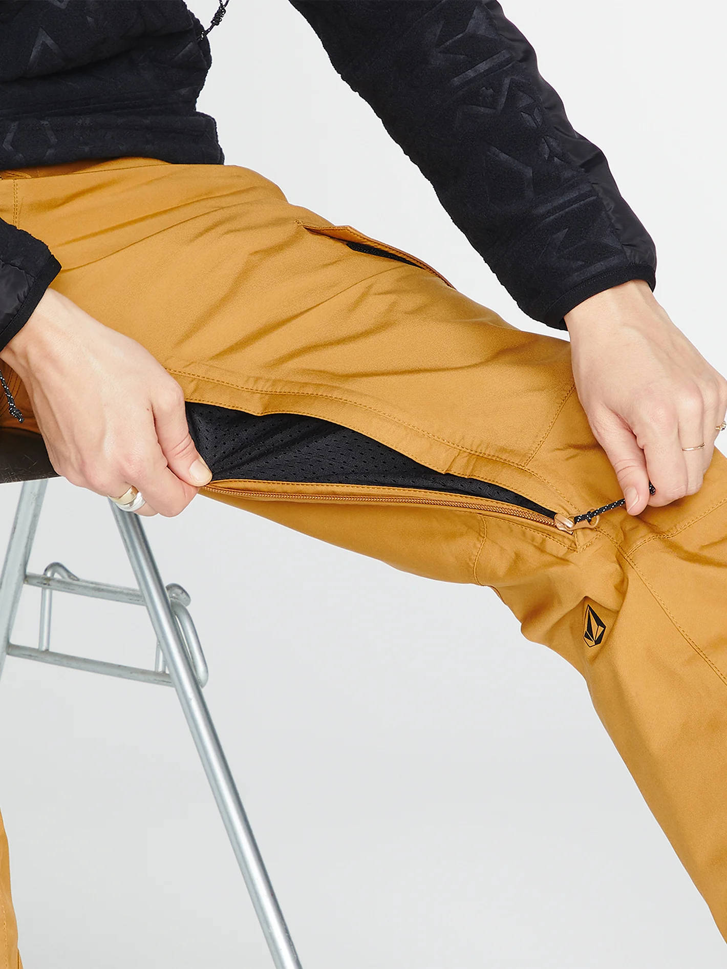 Aston Gore-Tex Trousers - Caramel - Image 6