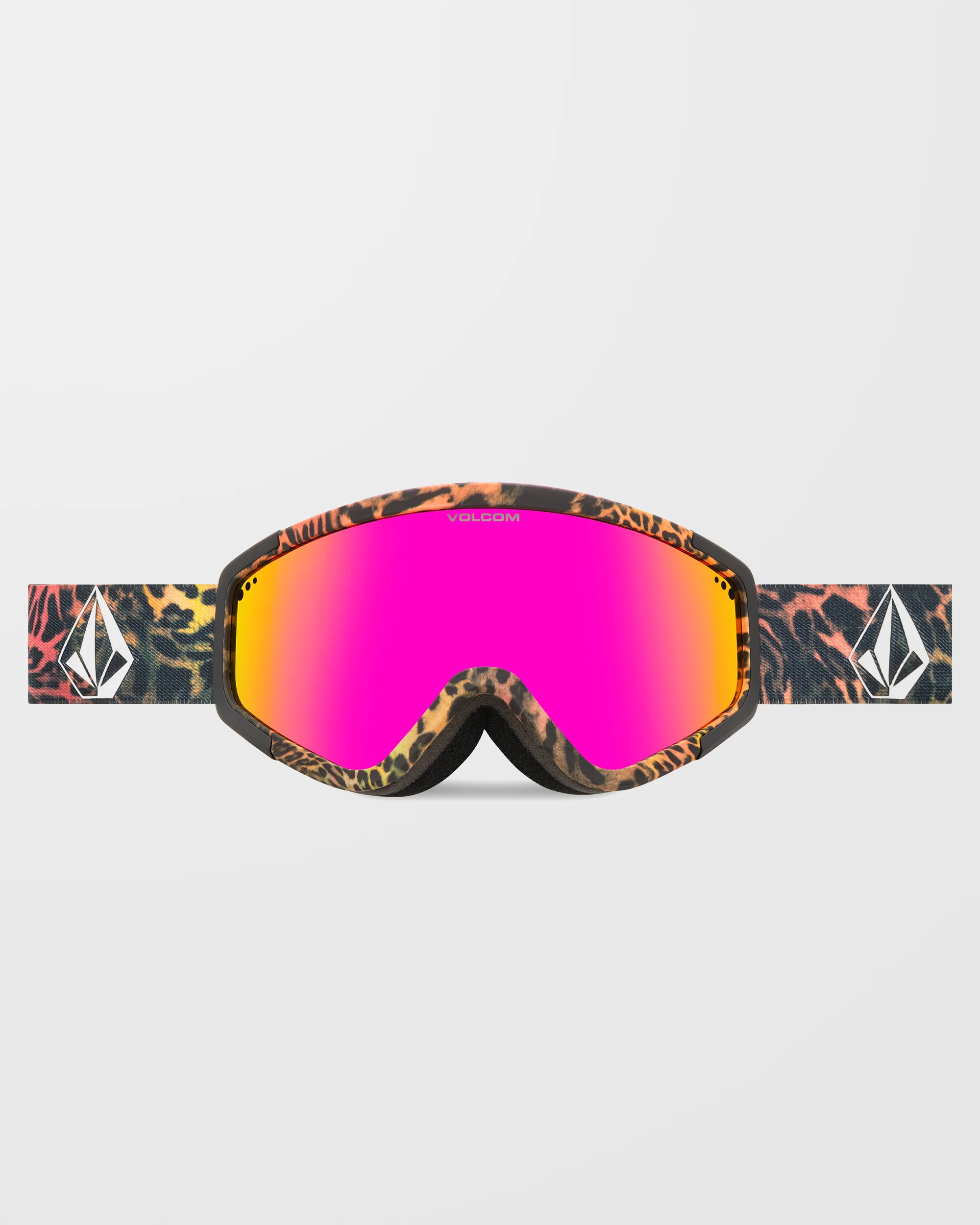Attunga Acid Leopard Goggle (+Bonus Lens - Rose) - Pink Chrome - Image 2