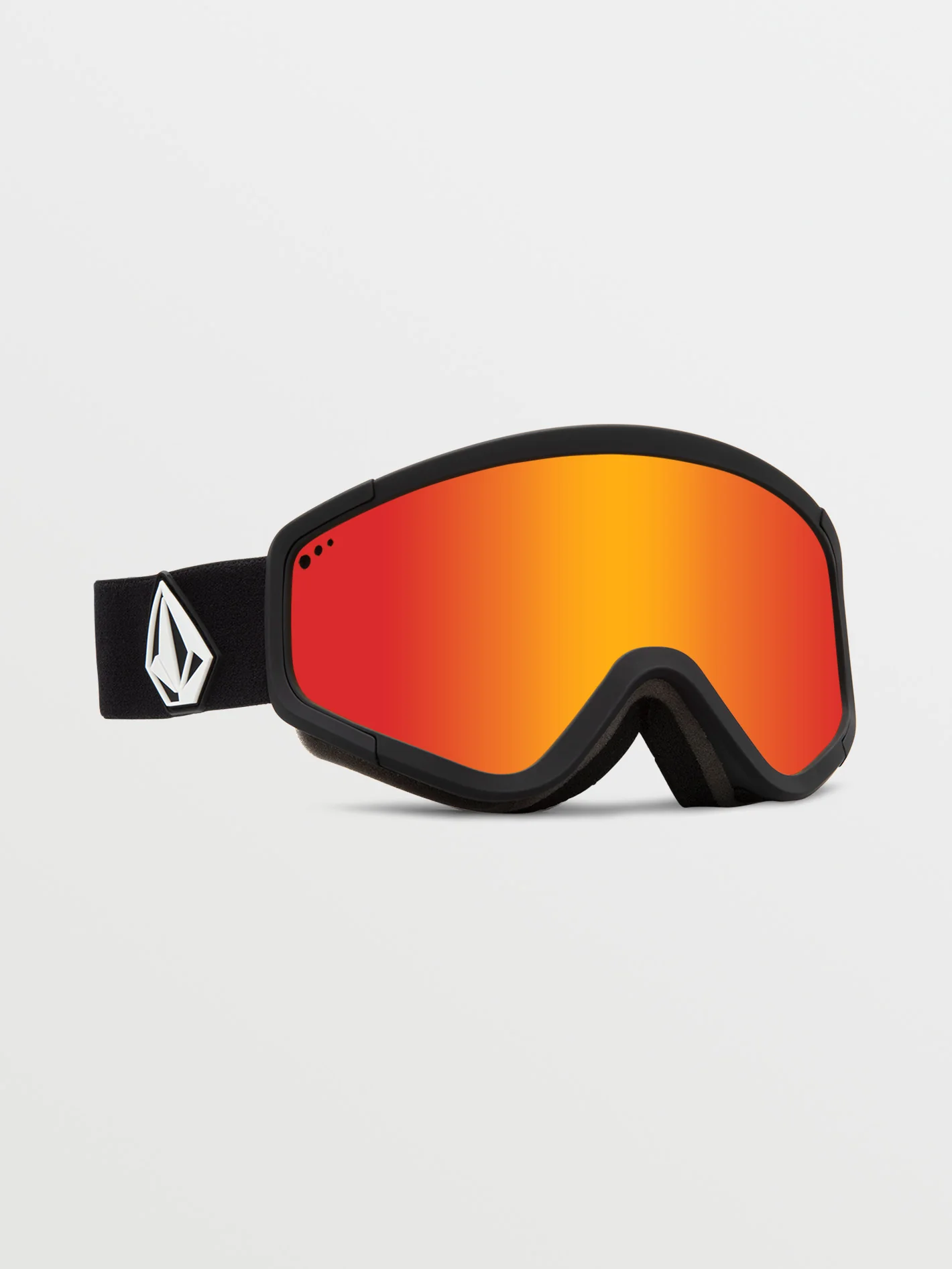 Attunga Matte Black Goggle (+Bonus Lens - Yellow) - Red Chrome