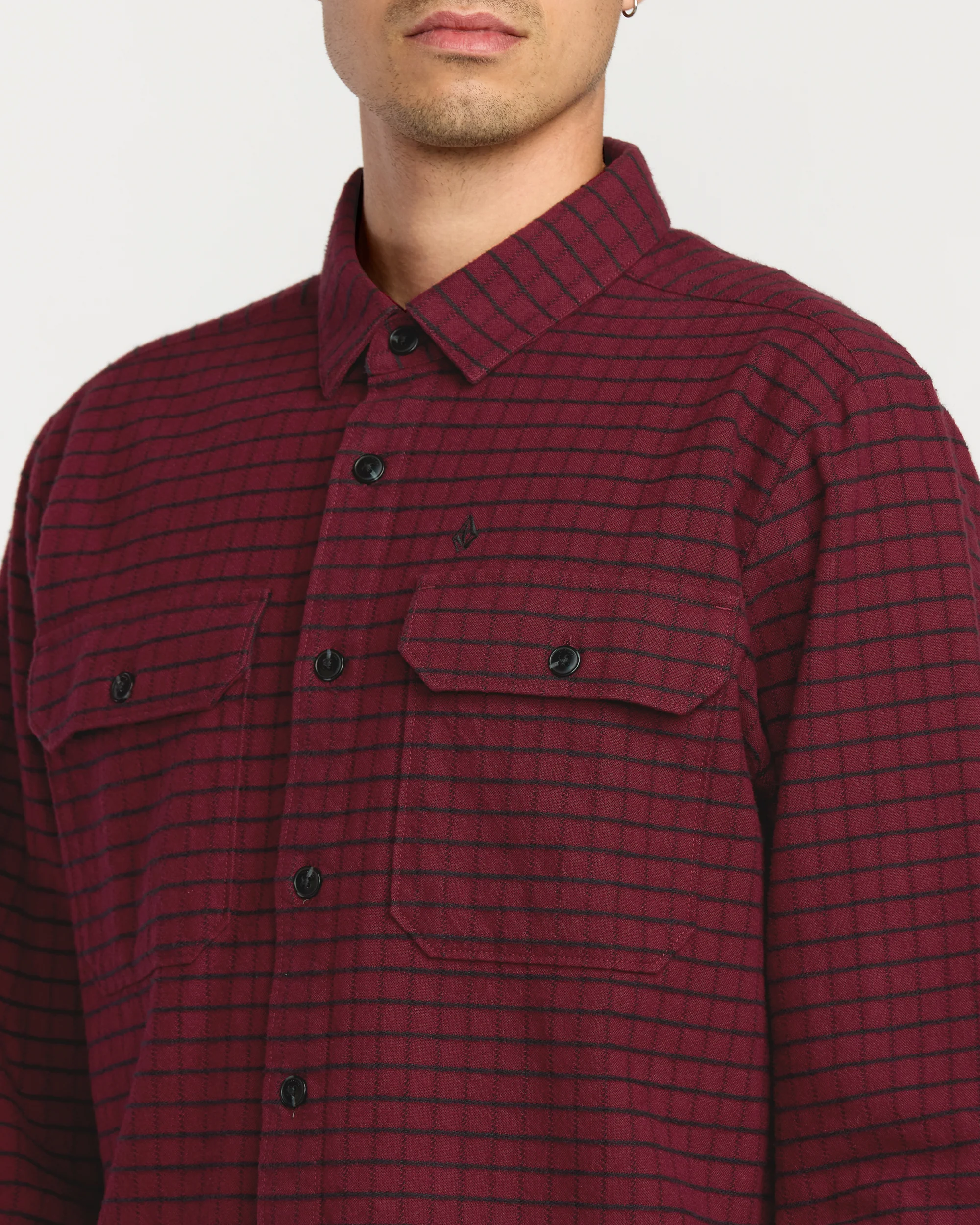Augustone Shirt - Merlot - Image 3