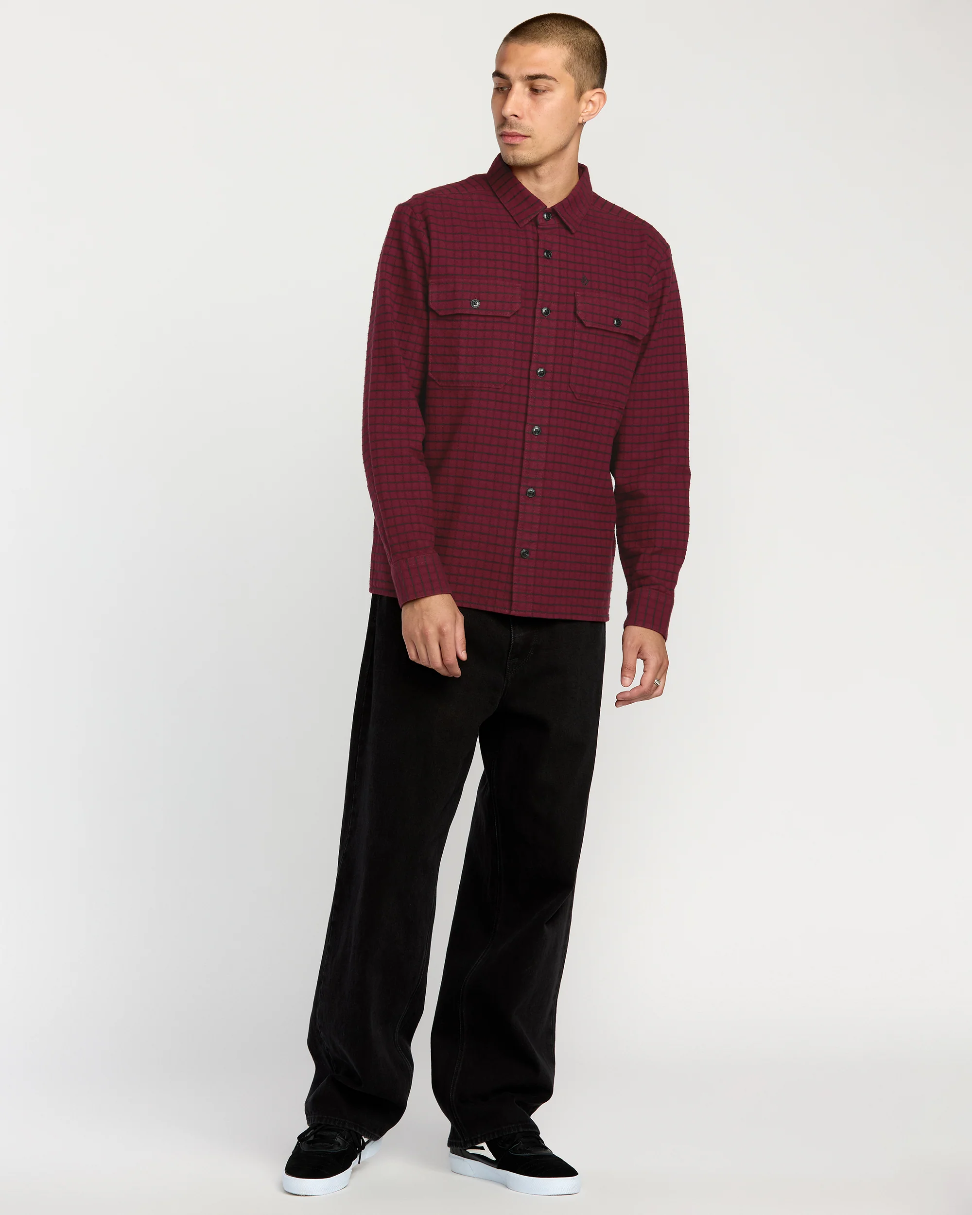 Augustone Shirt - Merlot - Image 4