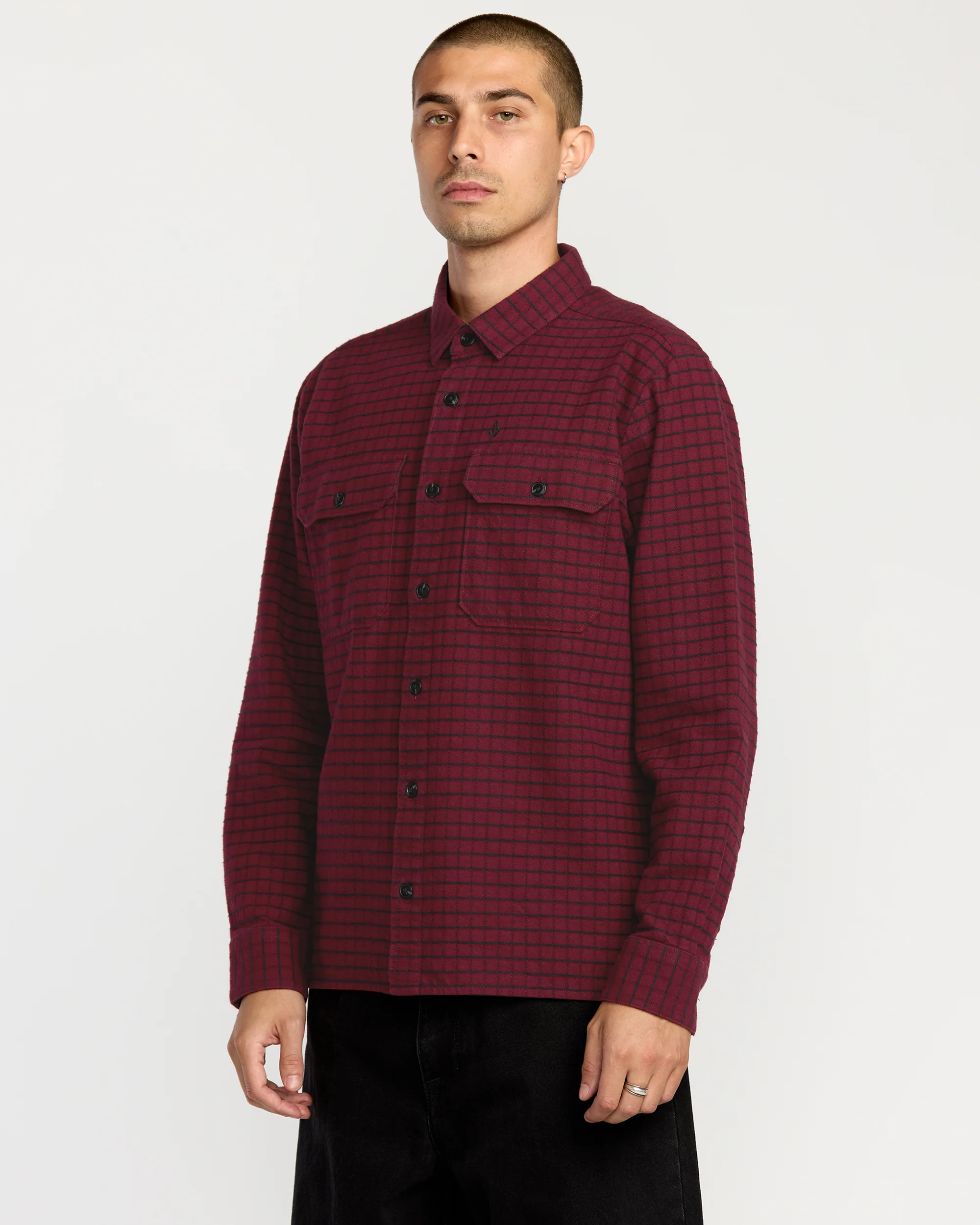 Augustone Shirt - Merlot - Image 5