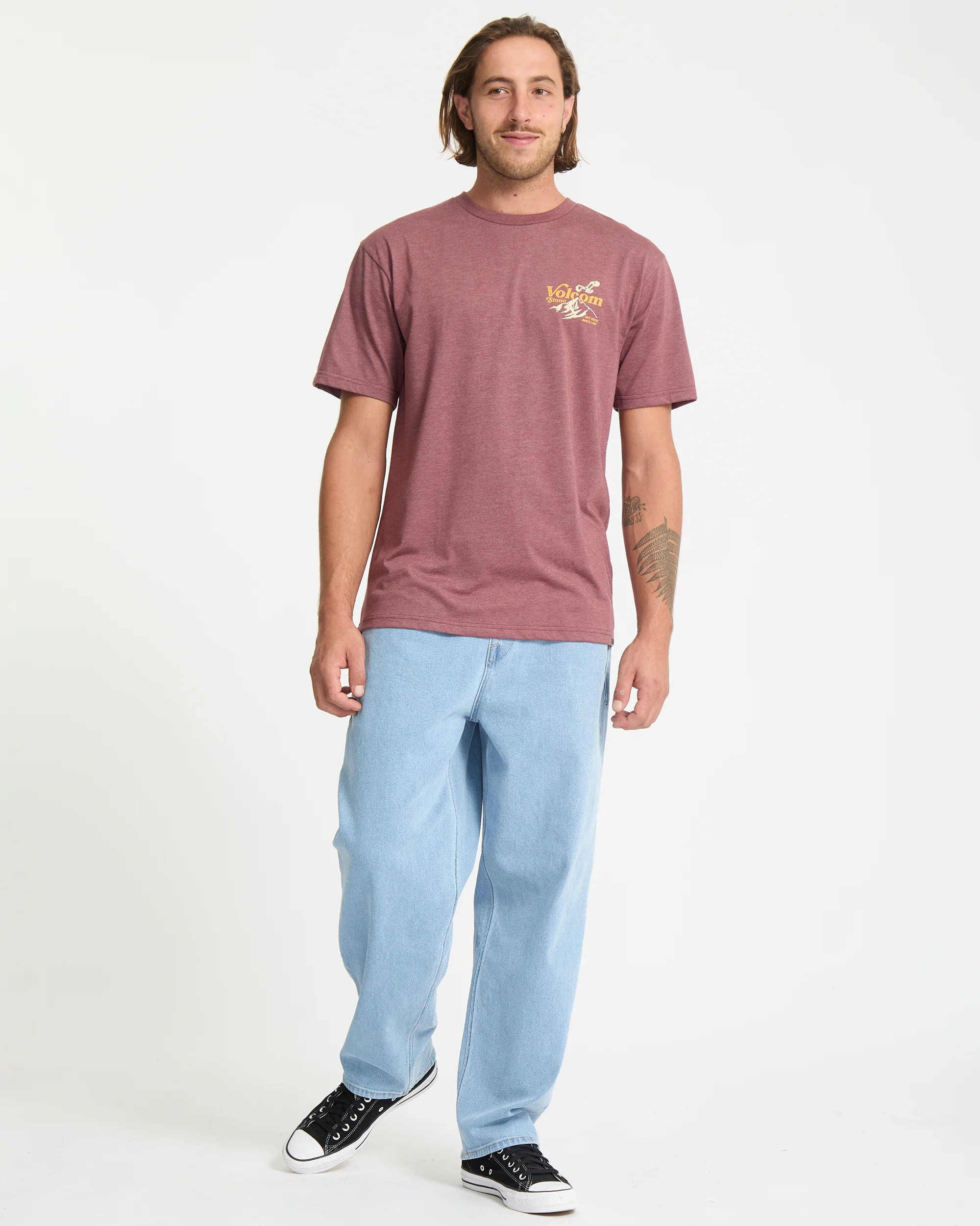 Back Country T-Shirt - Merlot - Image 6