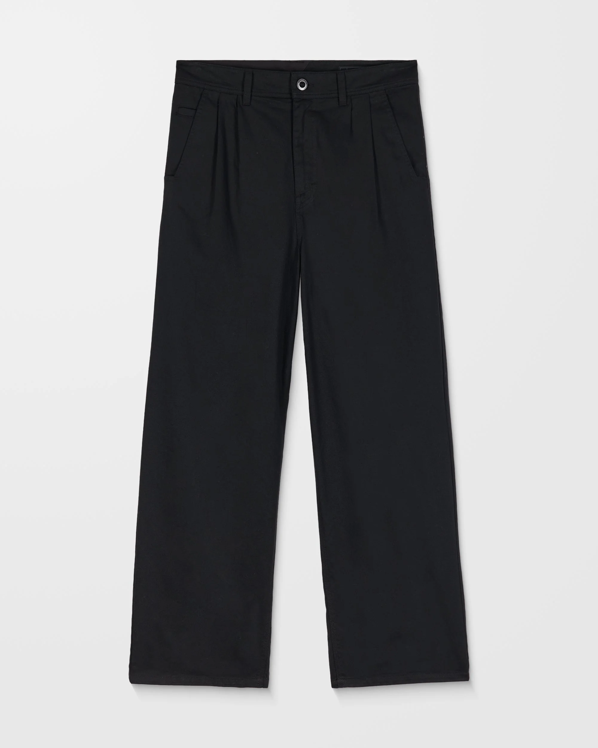 Baggos Pleat Trousers - Black - Image 10
