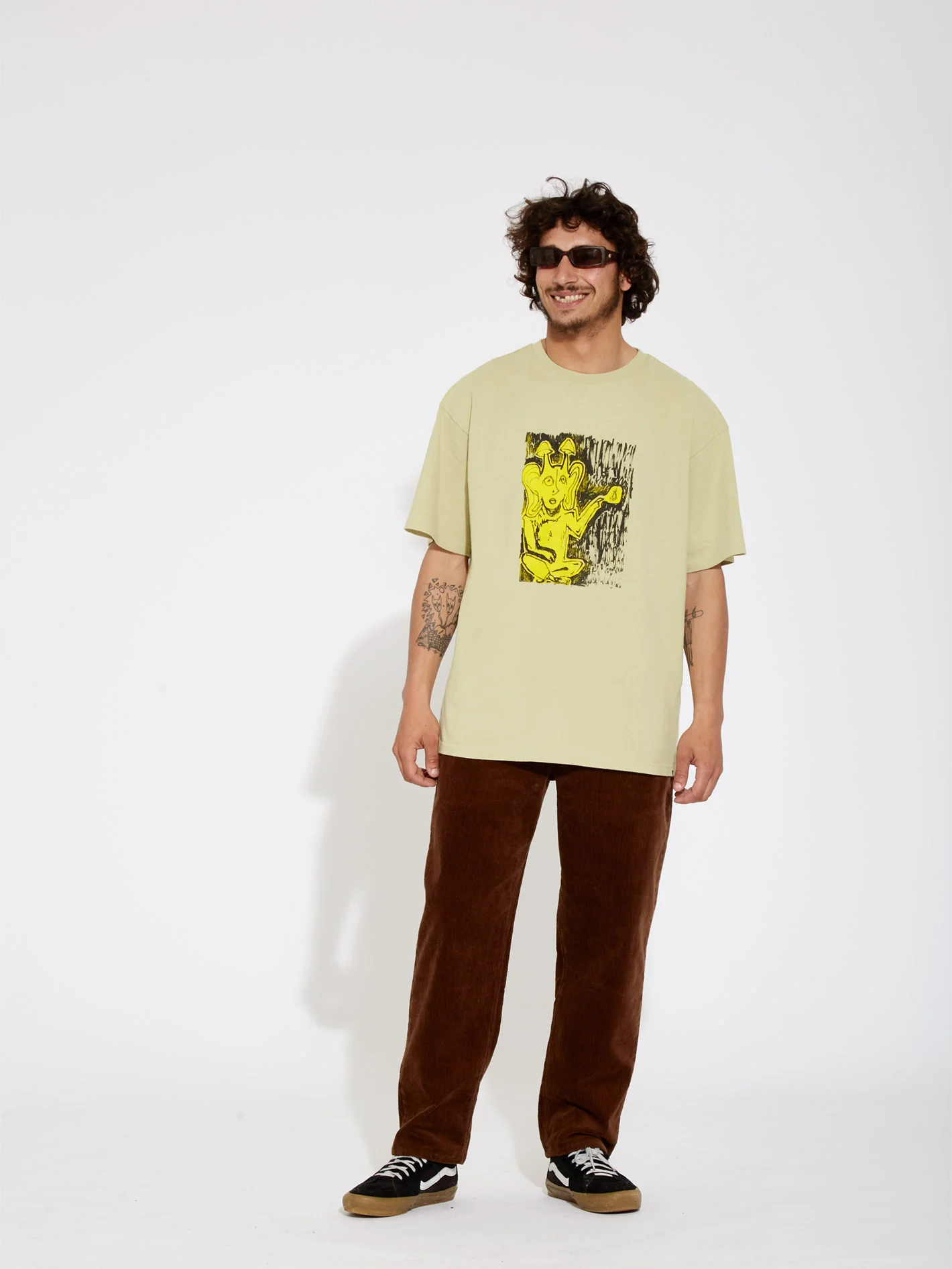 Balister T-shirt - LENTIL GREEN - Image 3