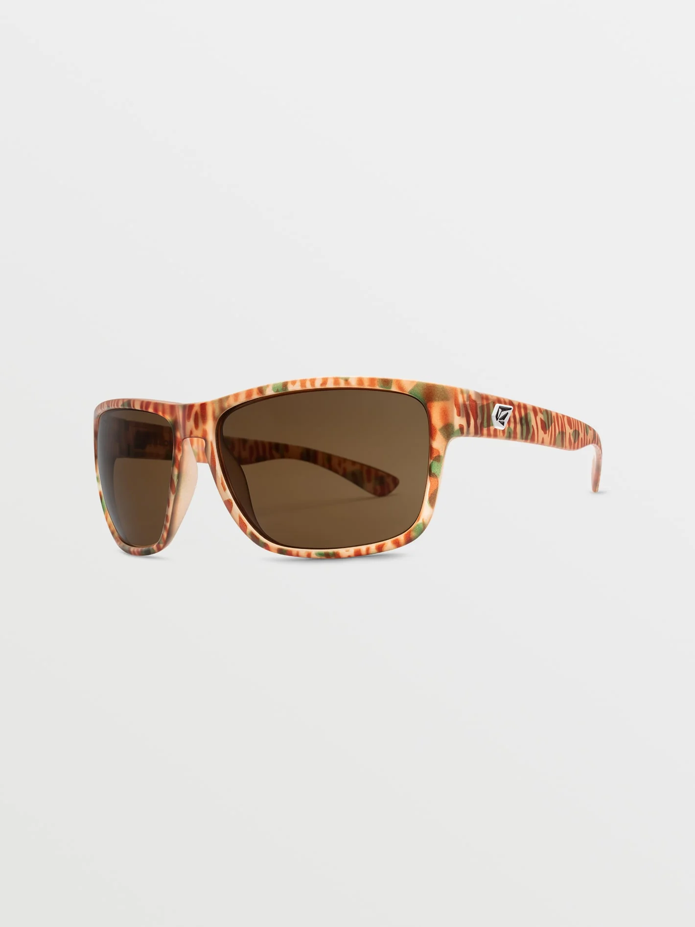 Baloney Matte Geo Sunglasses (Bronze Lens) - MEGA ORANGE - Image 2