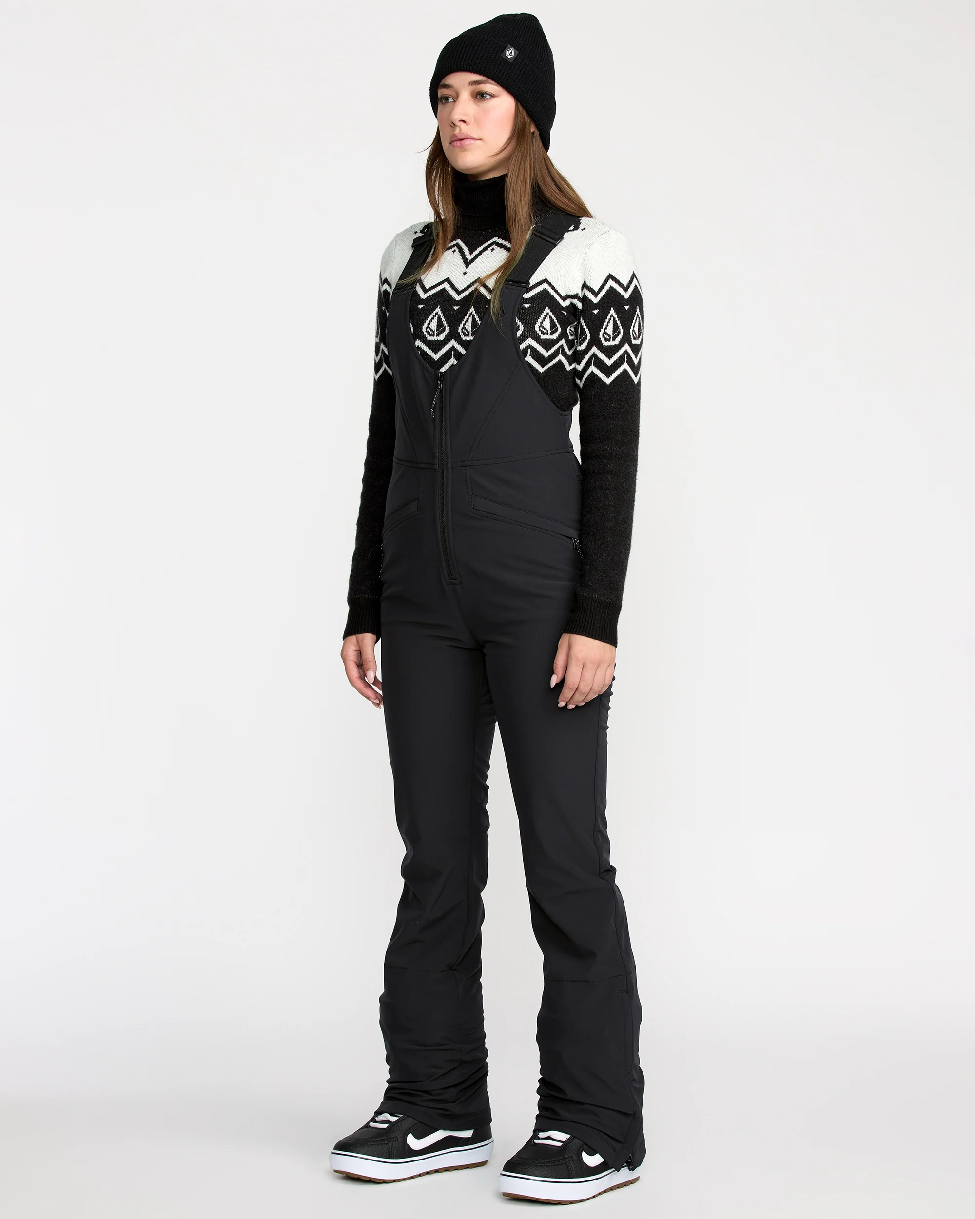 Battle Stretch Bib Overall - Black - Image 7