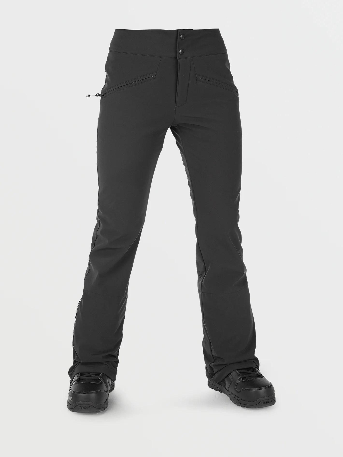 Battle Stretch High Rise Trousers - Black - Image 7
