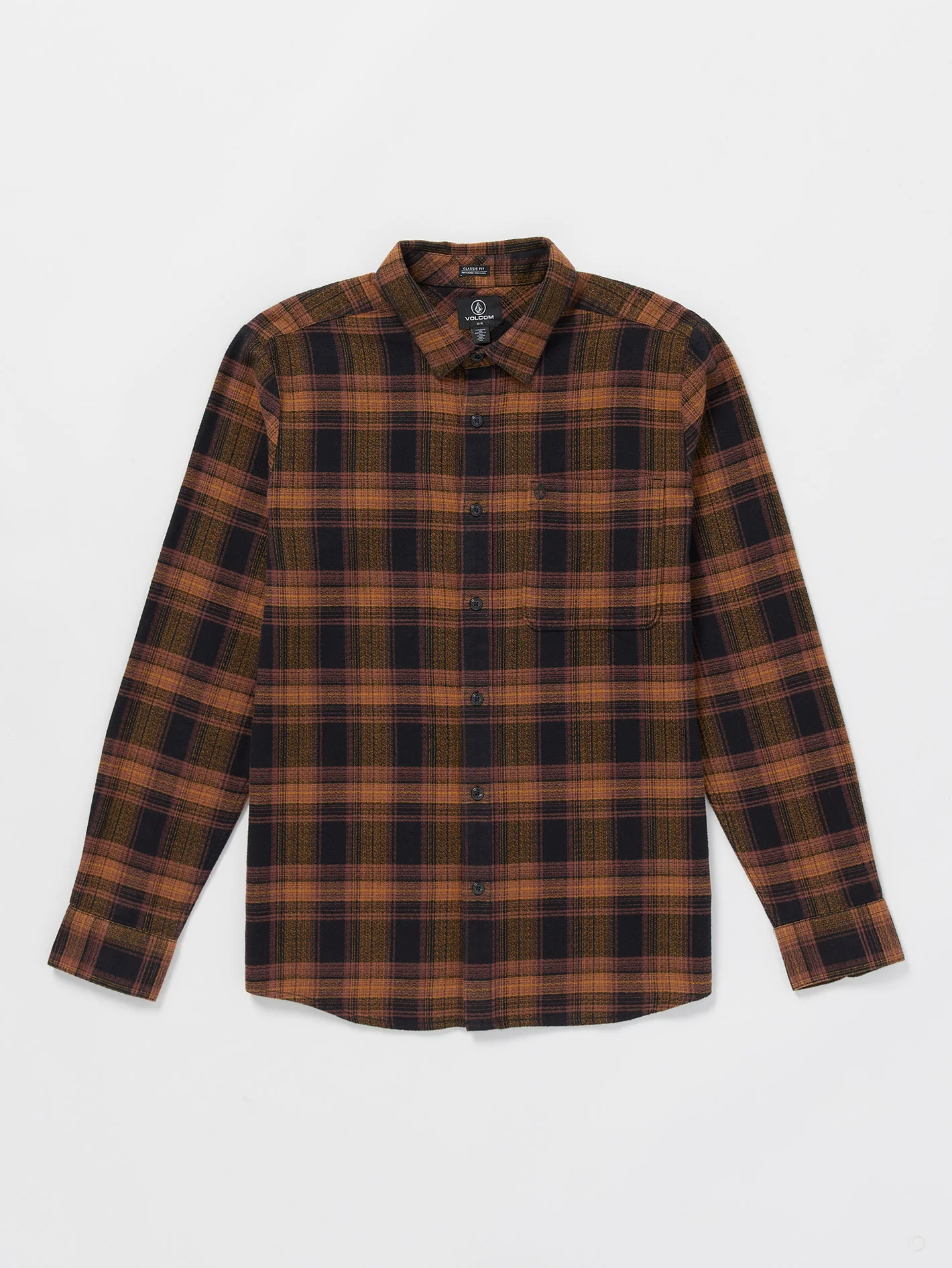 Baystone Flannel Shirt - Black - Image 4