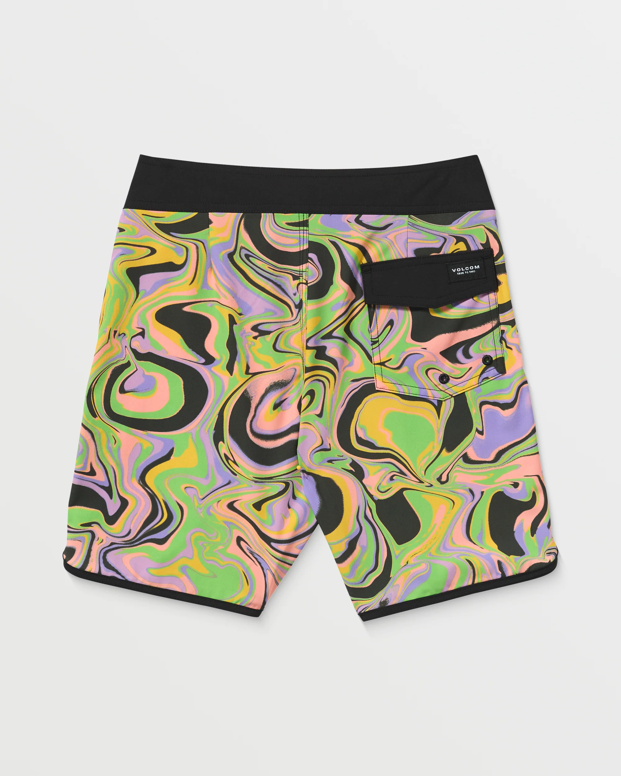 Mod Infuse Scallop Boardshort - STEEL GREY - (KIDS) - Image 2