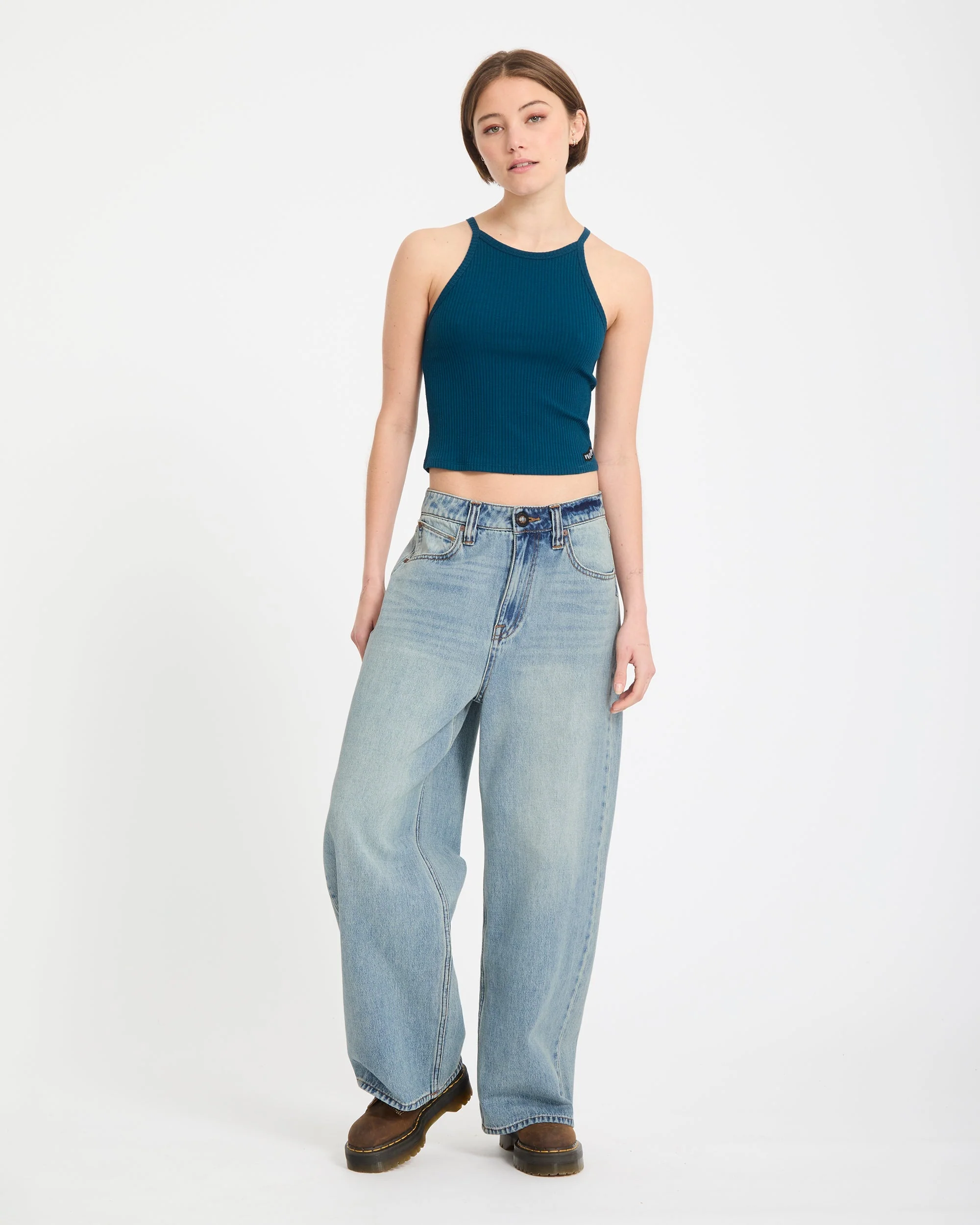 Beeggy Jeans - Dusty Blue Wash - Image 11