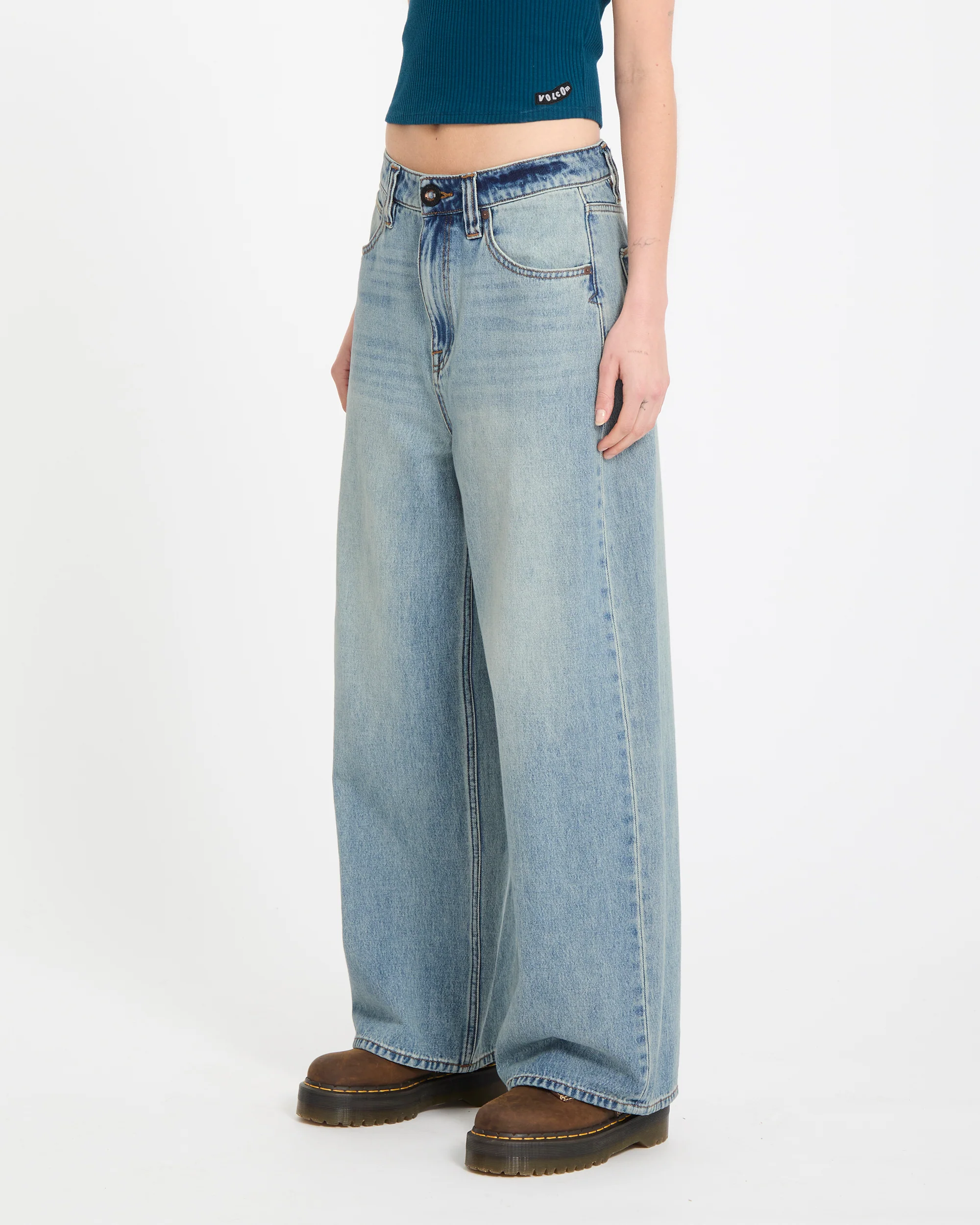 Beeggy Jeans - Dusty Blue Wash - Image 3