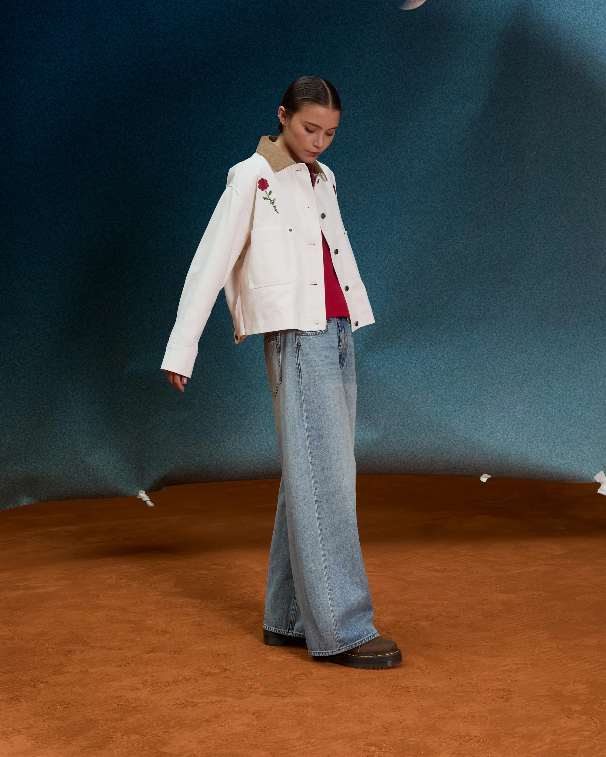 Beeggy Jeans - Dusty Blue Wash - Image 4