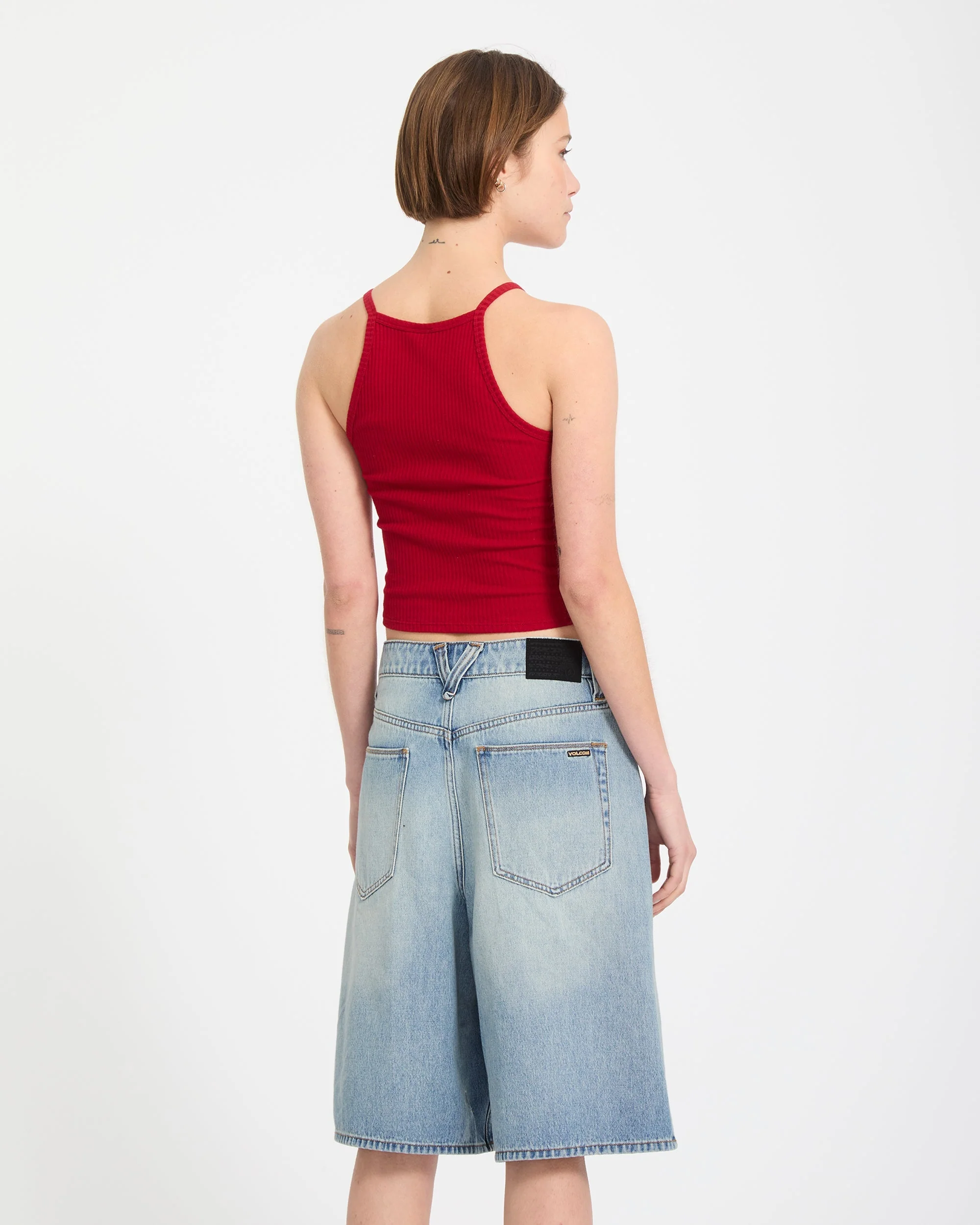 Beeggy Denim Short - Dusty Blue Wash - Image 12