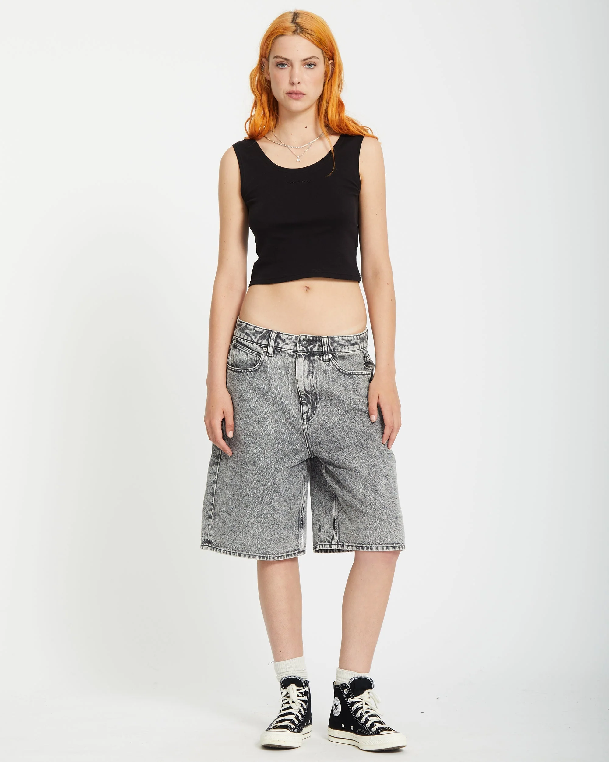 Beeggy Denim Short - Grey Vintage - Image 10